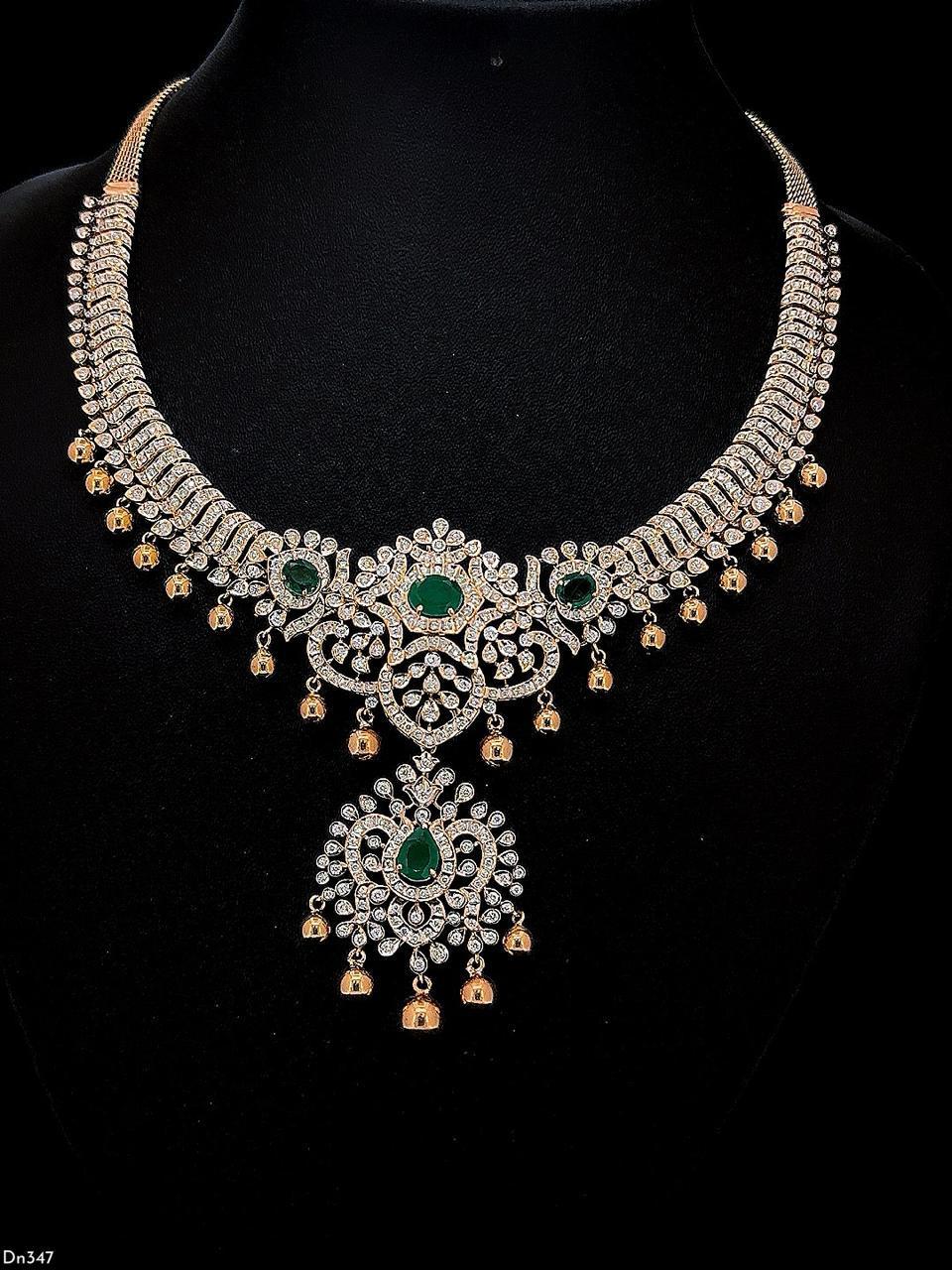 Designer Gold Diamond Necklace