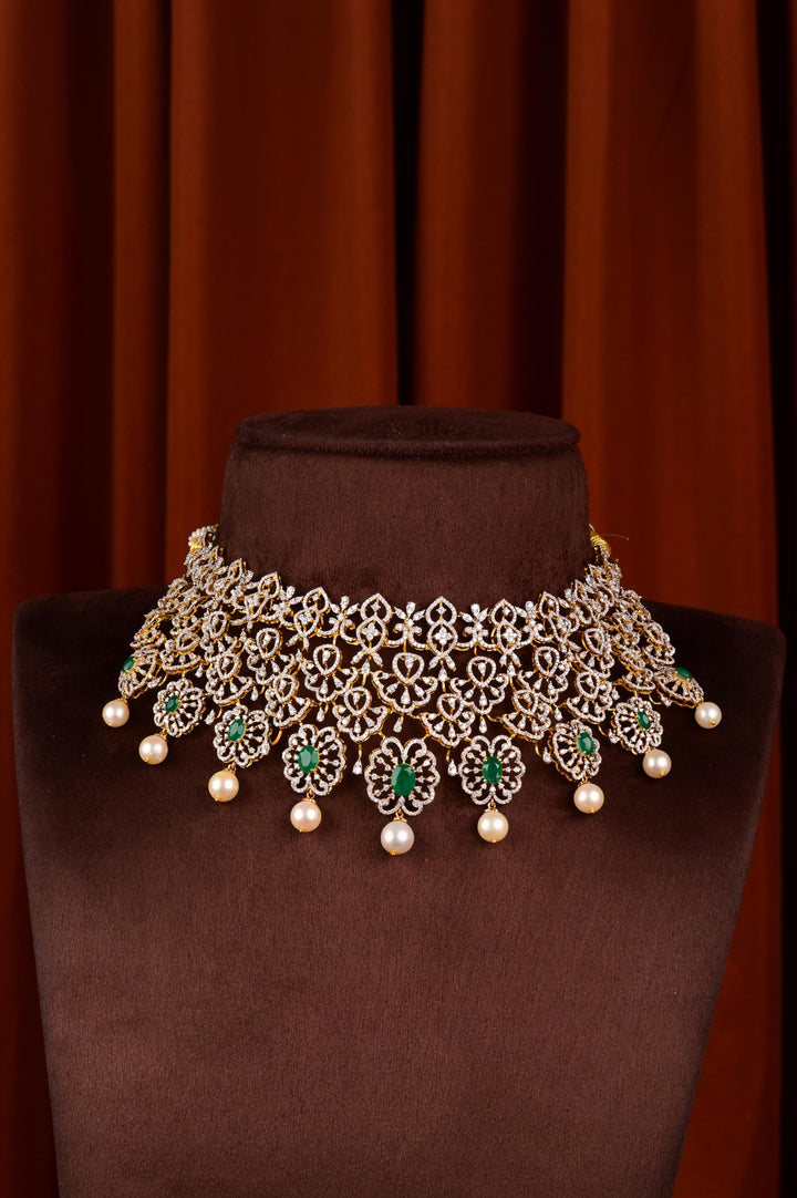 Emerald Diamond Choker