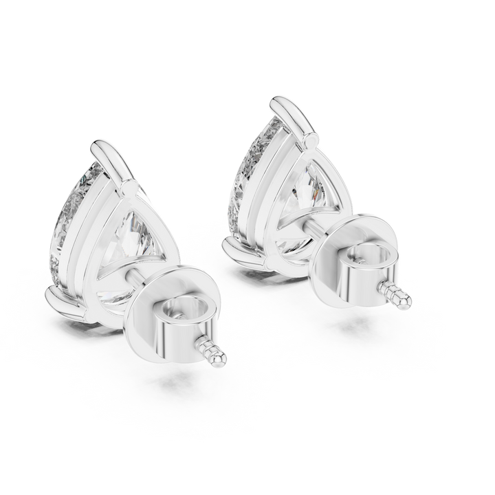 Classic Pear Diamond Stud Earrings