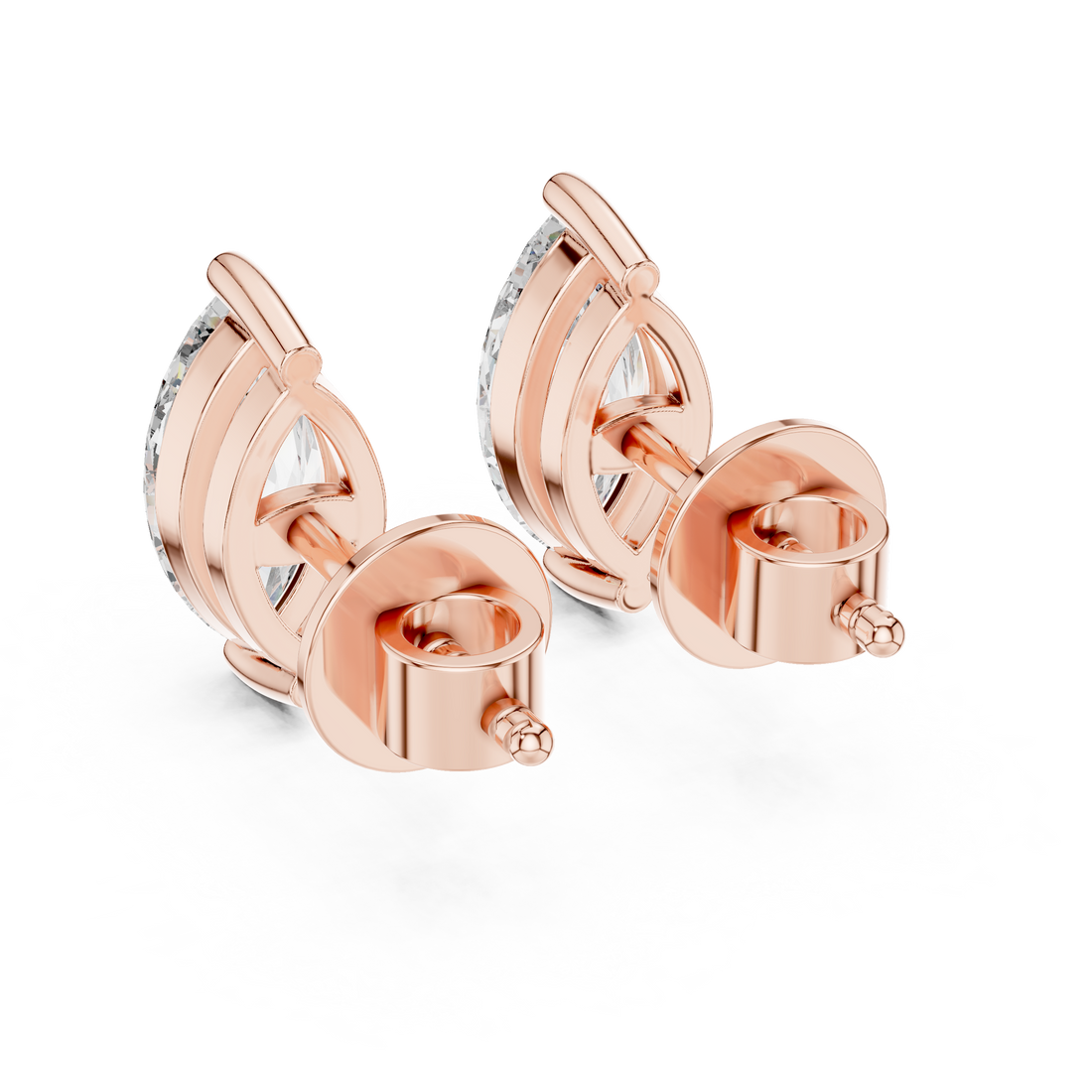 Classic 0.75CT Marquise Diamond Solitaire Studs