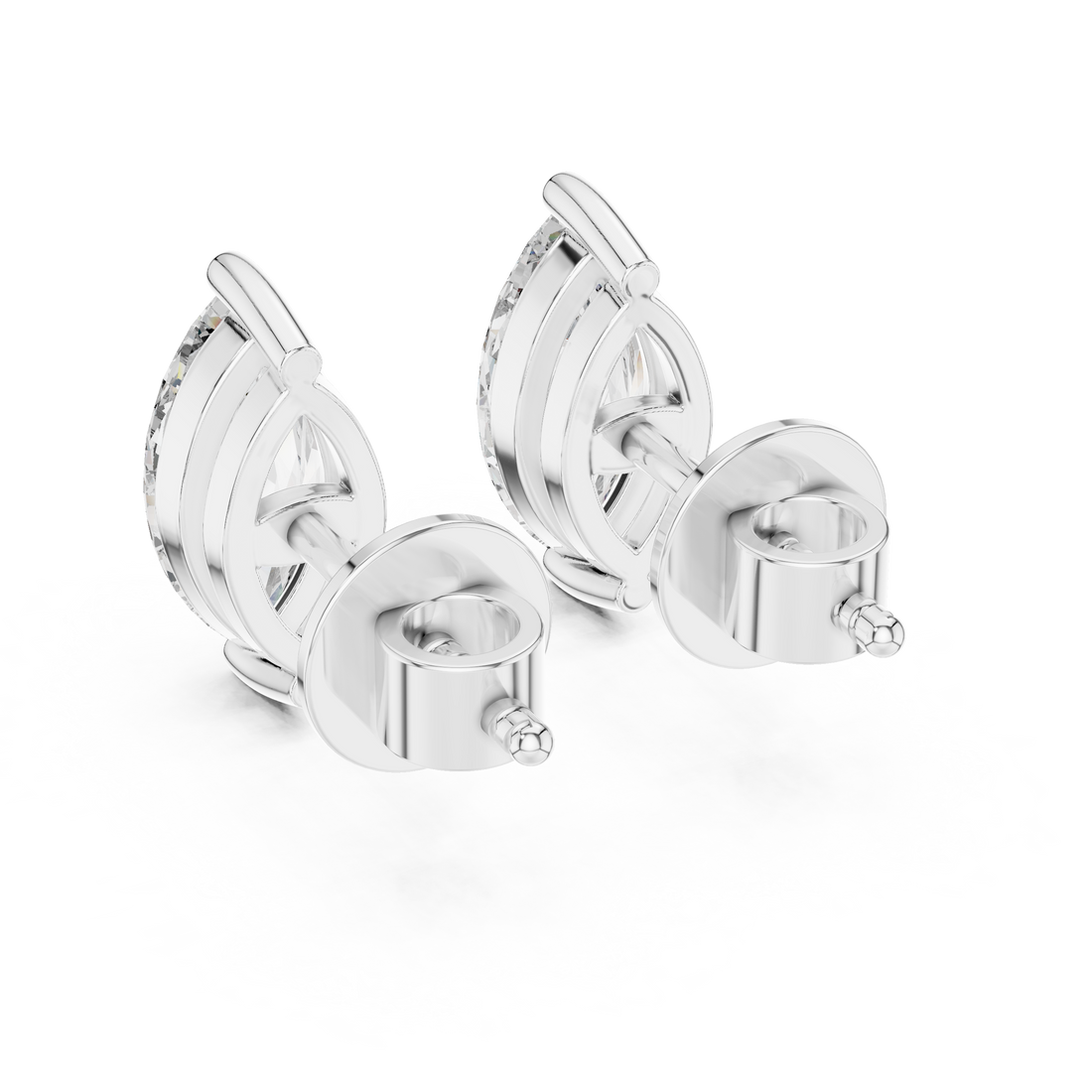 Classic 0.75CT Marquise Diamond Solitaire Studs