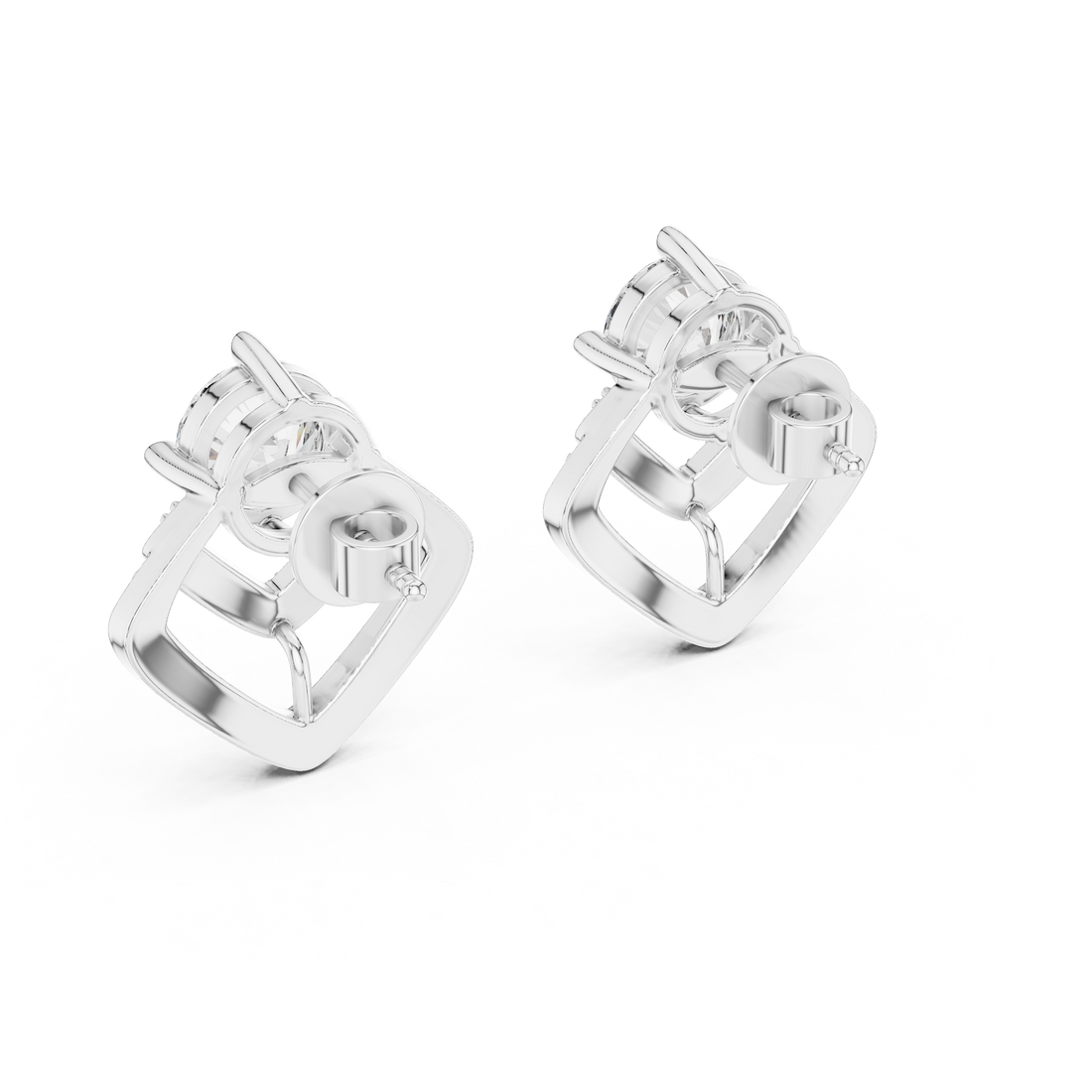 The Aethel Chevron Solitaire Studs