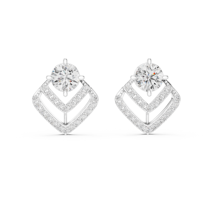 The Aethel Chevron Solitaire Studs