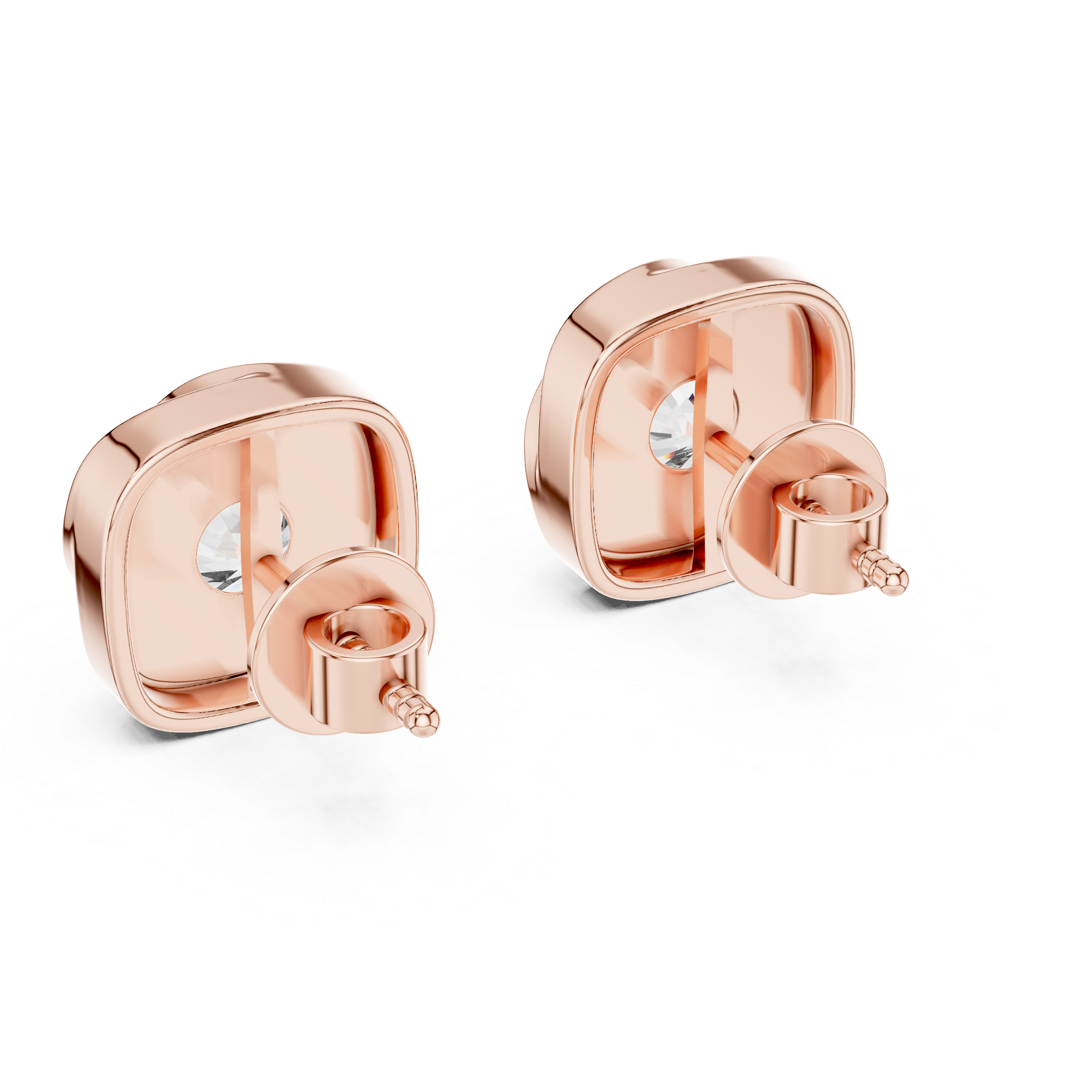 Elysian Diamond Rose Studs