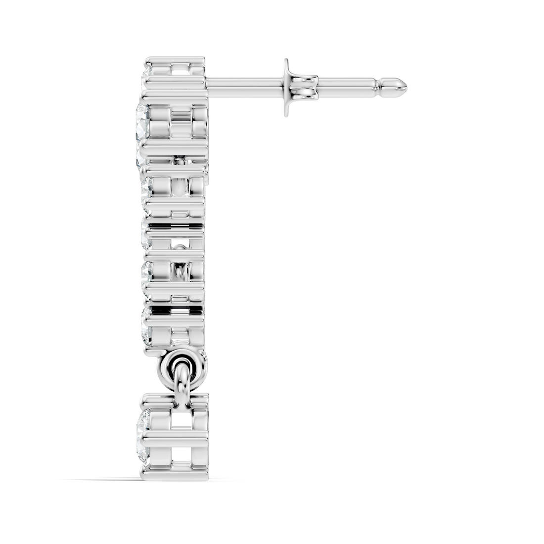 Asymmetric Cluster Drop Earrings