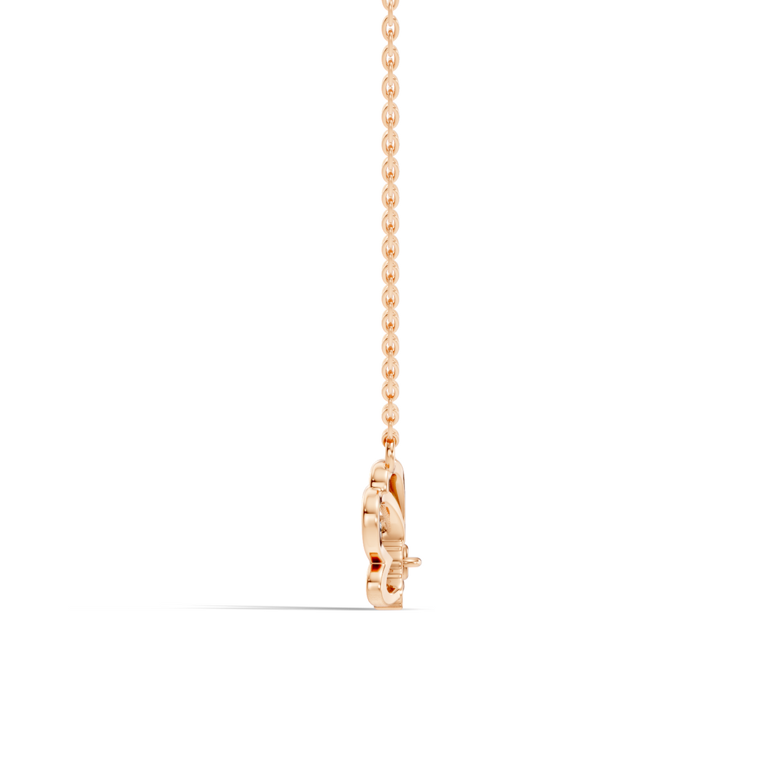Butterfly Diamond Station Pendant
