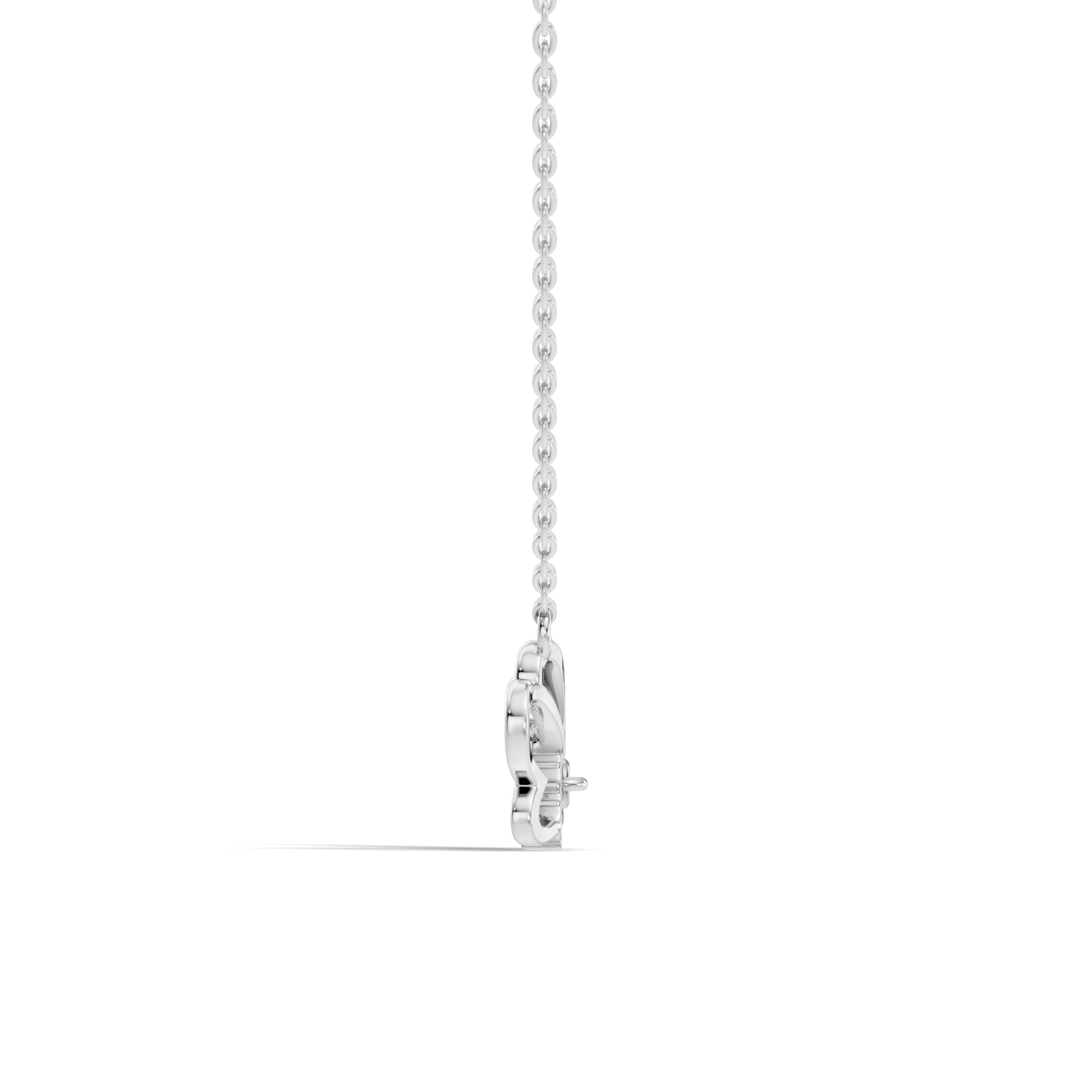 Butterfly Diamond Station Pendant