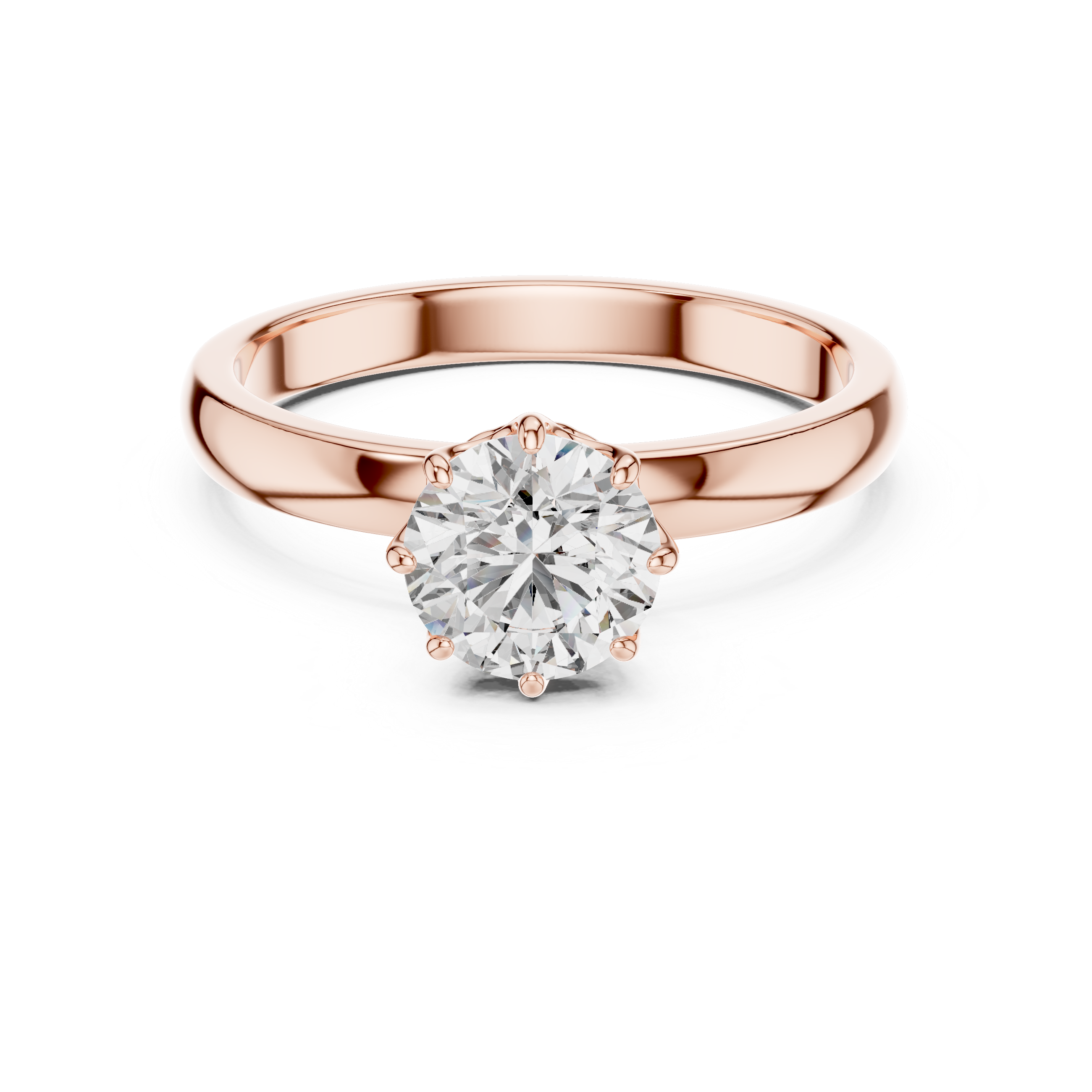Cathedral Solitaire Engagement Ring