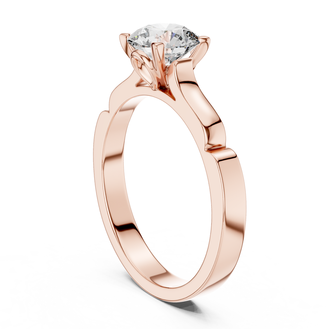 Classic 1.00 Carat Round Solitaire Diamond Ring