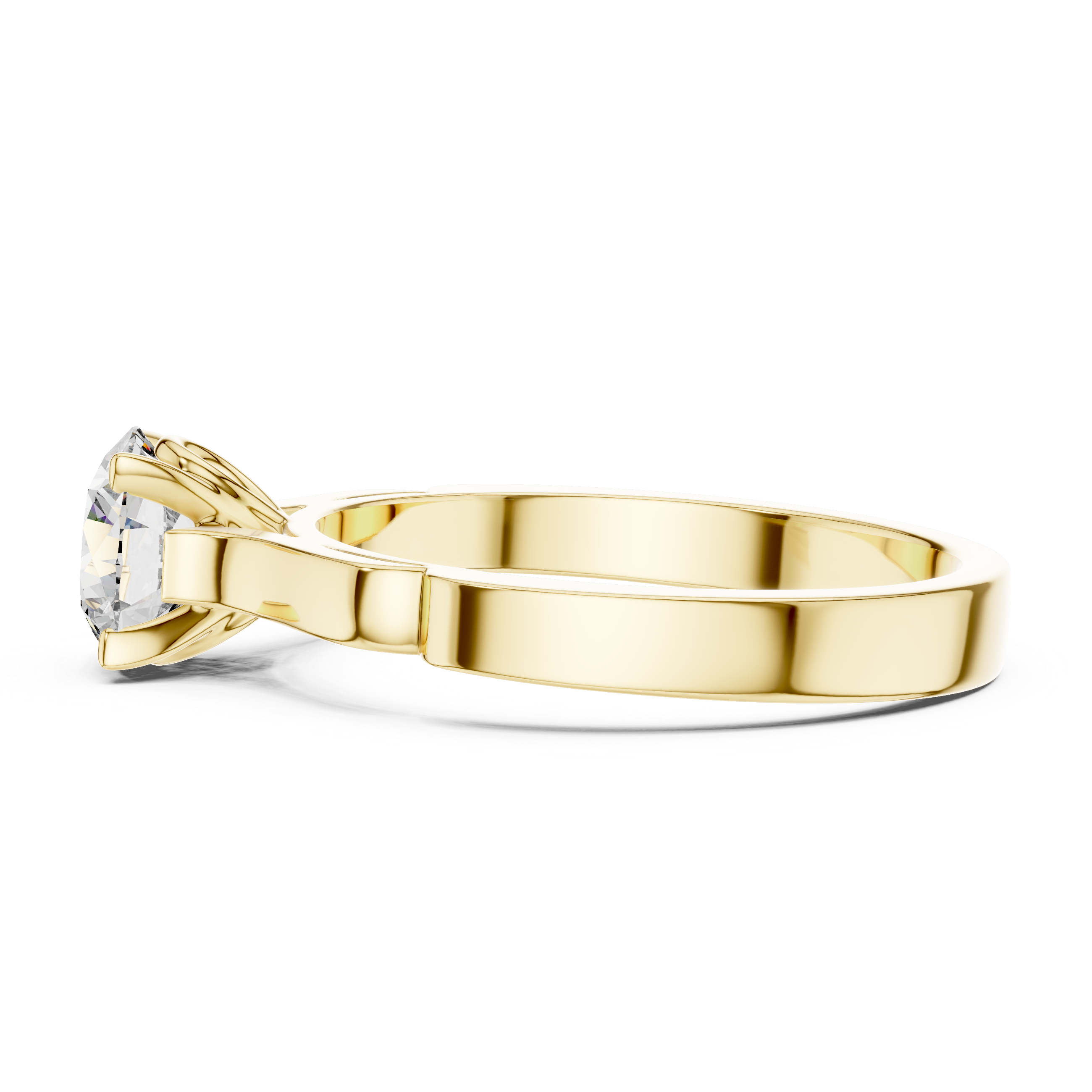Classic 1.00 Carat Round Solitaire Diamond Ring