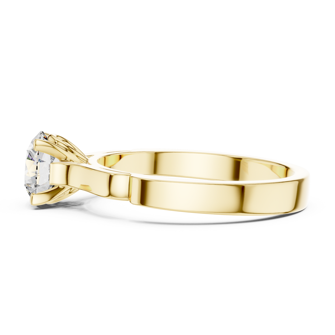 Classic 1.00 Carat Round Solitaire Diamond Ring