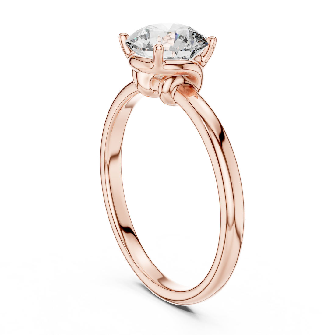 Classic Four-Prong 1.00 Carat Round Solitaire Diamond Ring