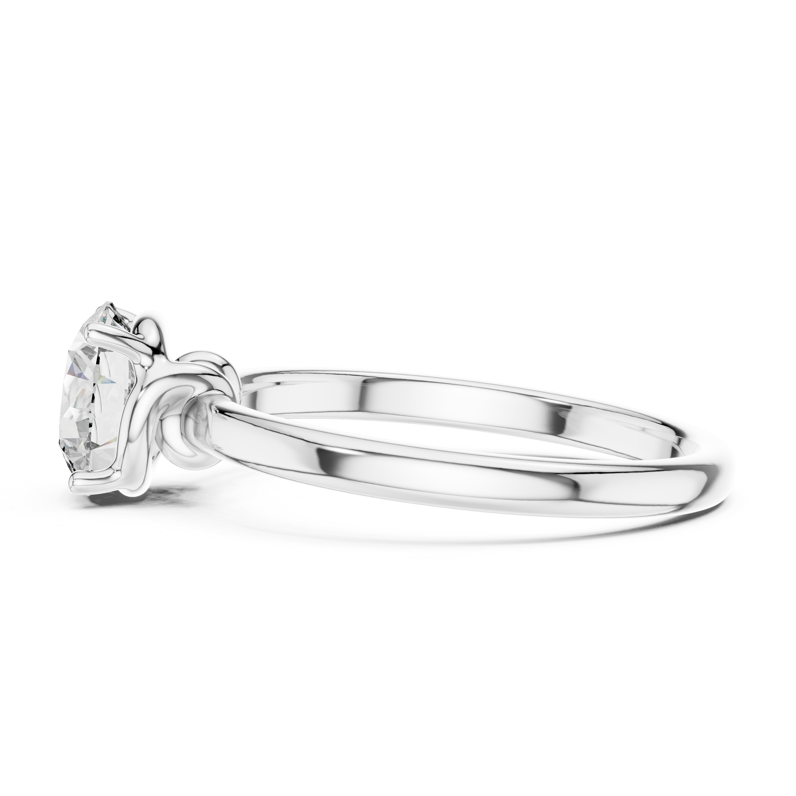 Classic Four-Prong 1.00 Carat Round Solitaire Diamond Ring
