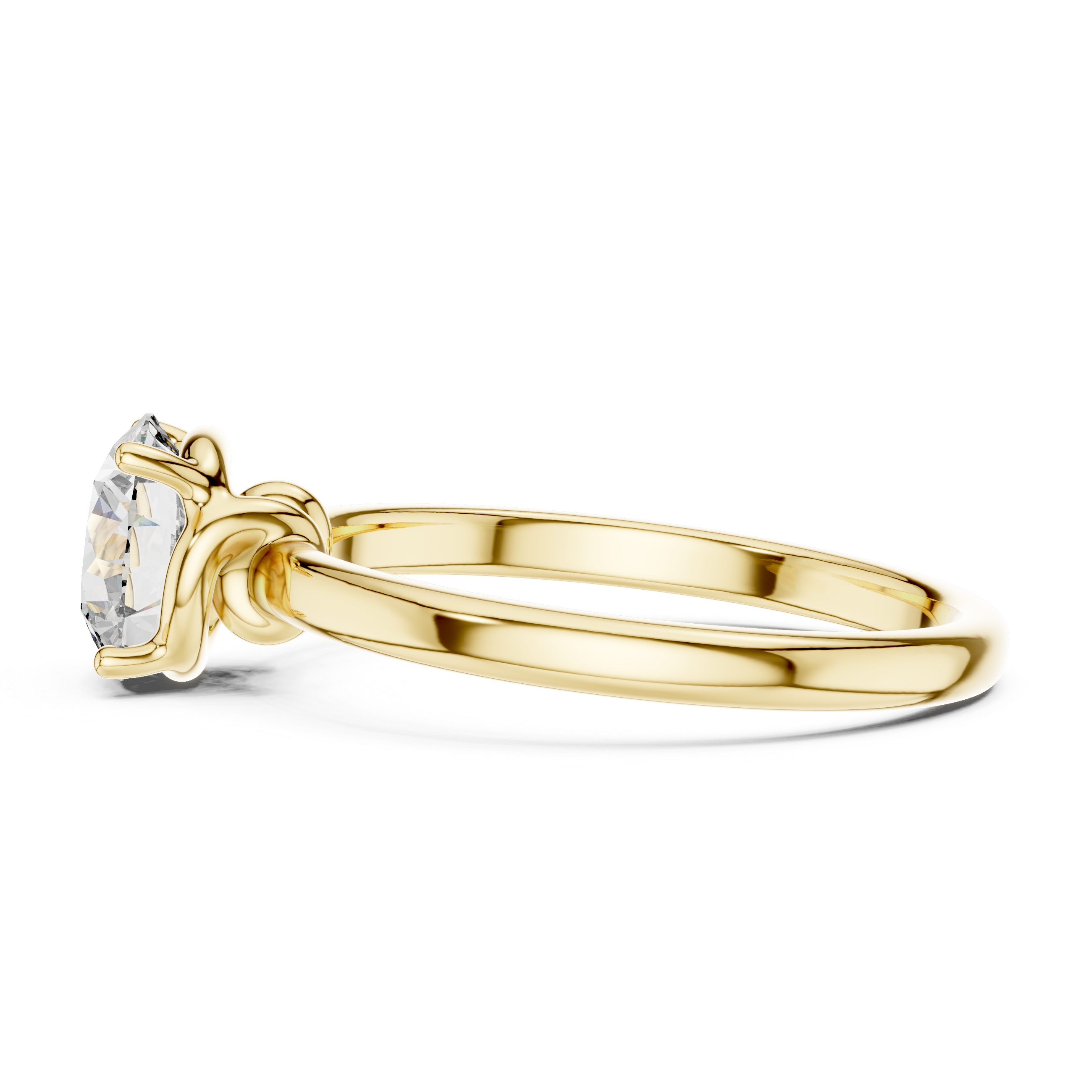 Classic Four-Prong 1.00 Carat Round Solitaire Diamond Ring
