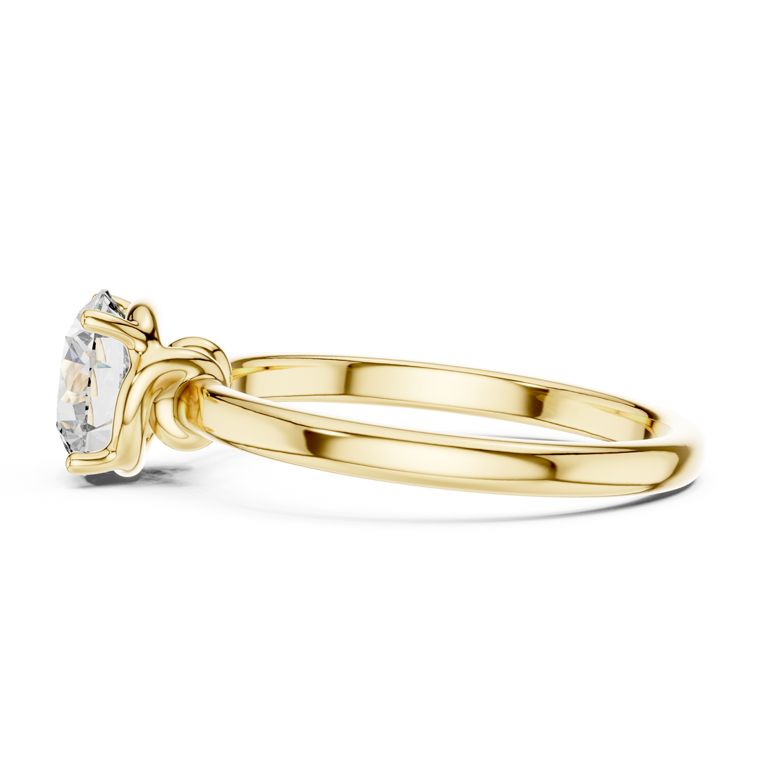 Classic Four-Prong 1.00 Carat Round Solitaire Diamond Ring