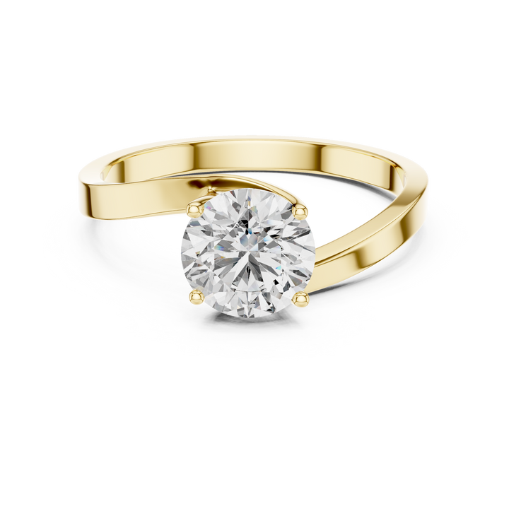 Classic Four-Prong 1.00 Carat Round Solitaire Diamond Ring