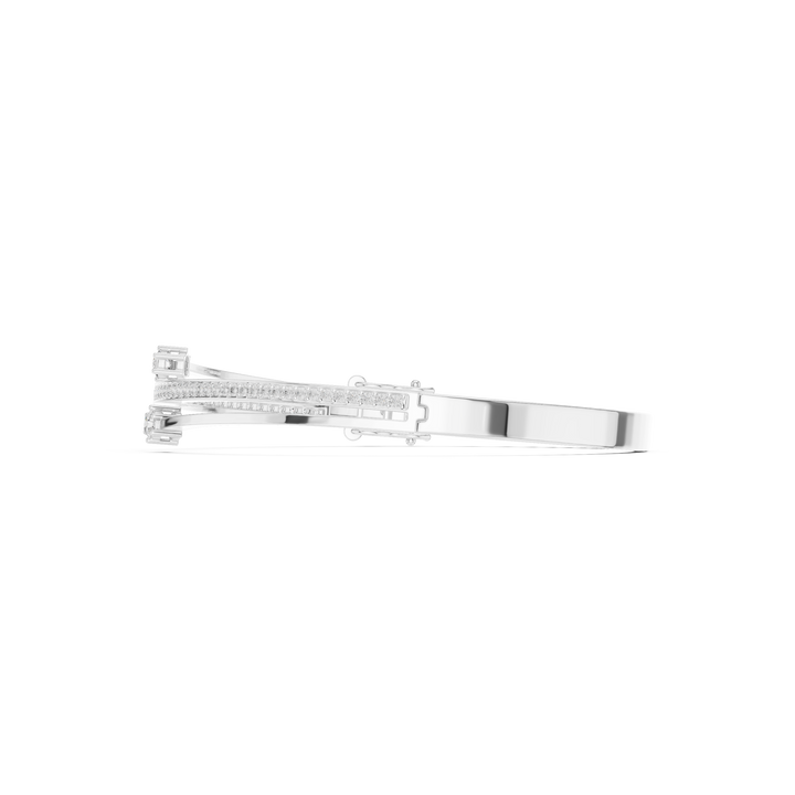 Dual Solitaire Bypass Diamond Bracelet