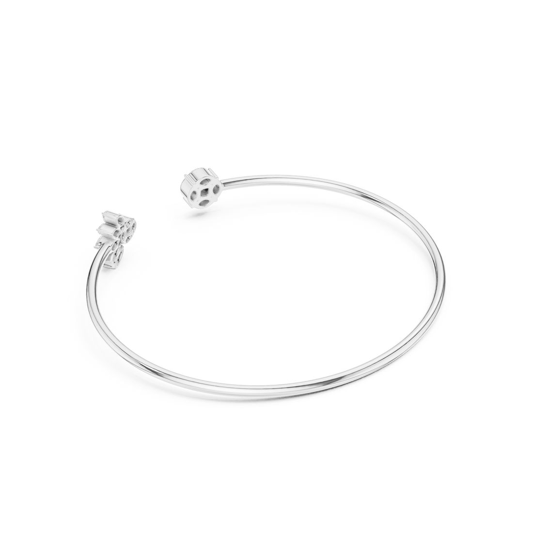 Cuff Marquise & Princess Cut Diamond
