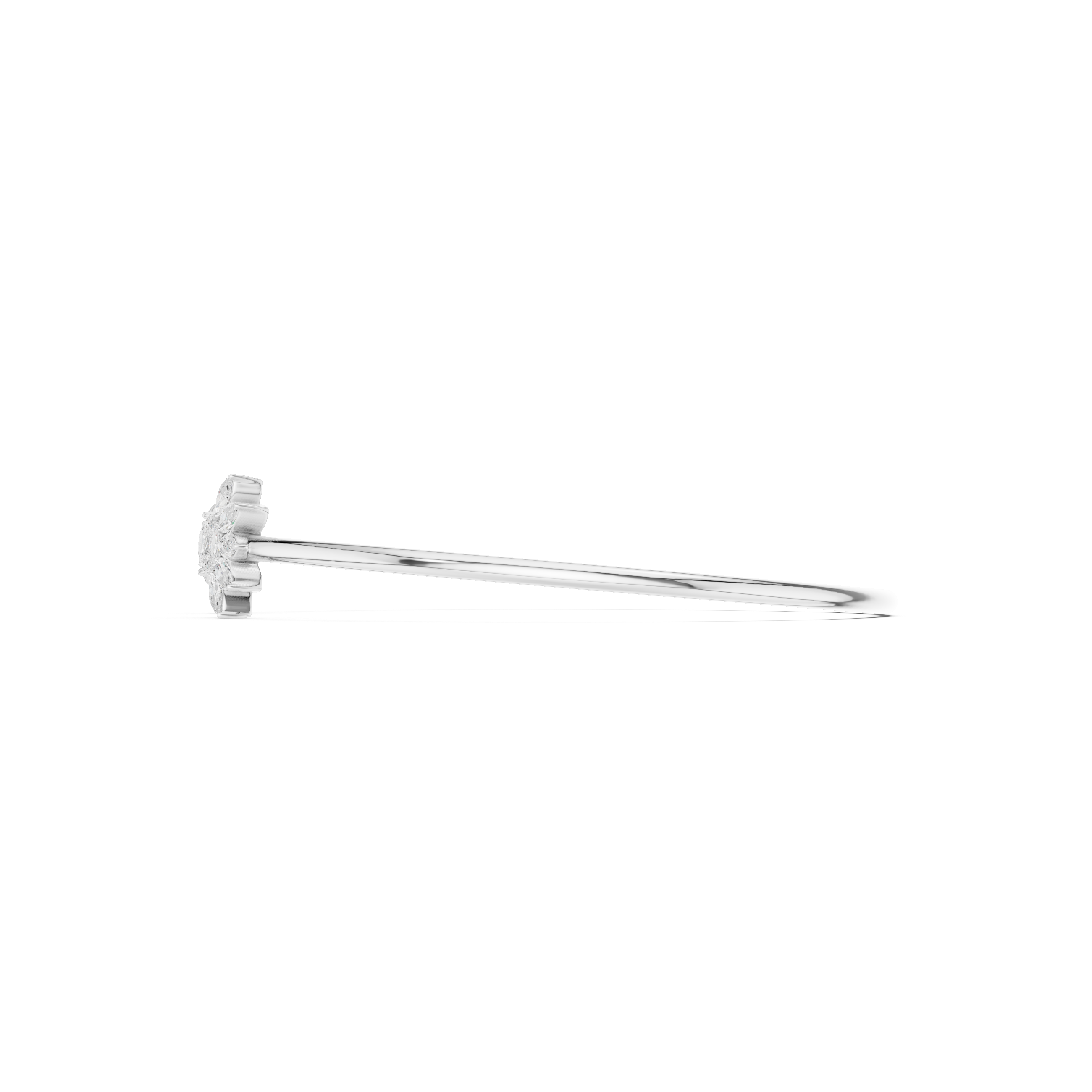 Cuff Marquise & Princess Cut Diamond