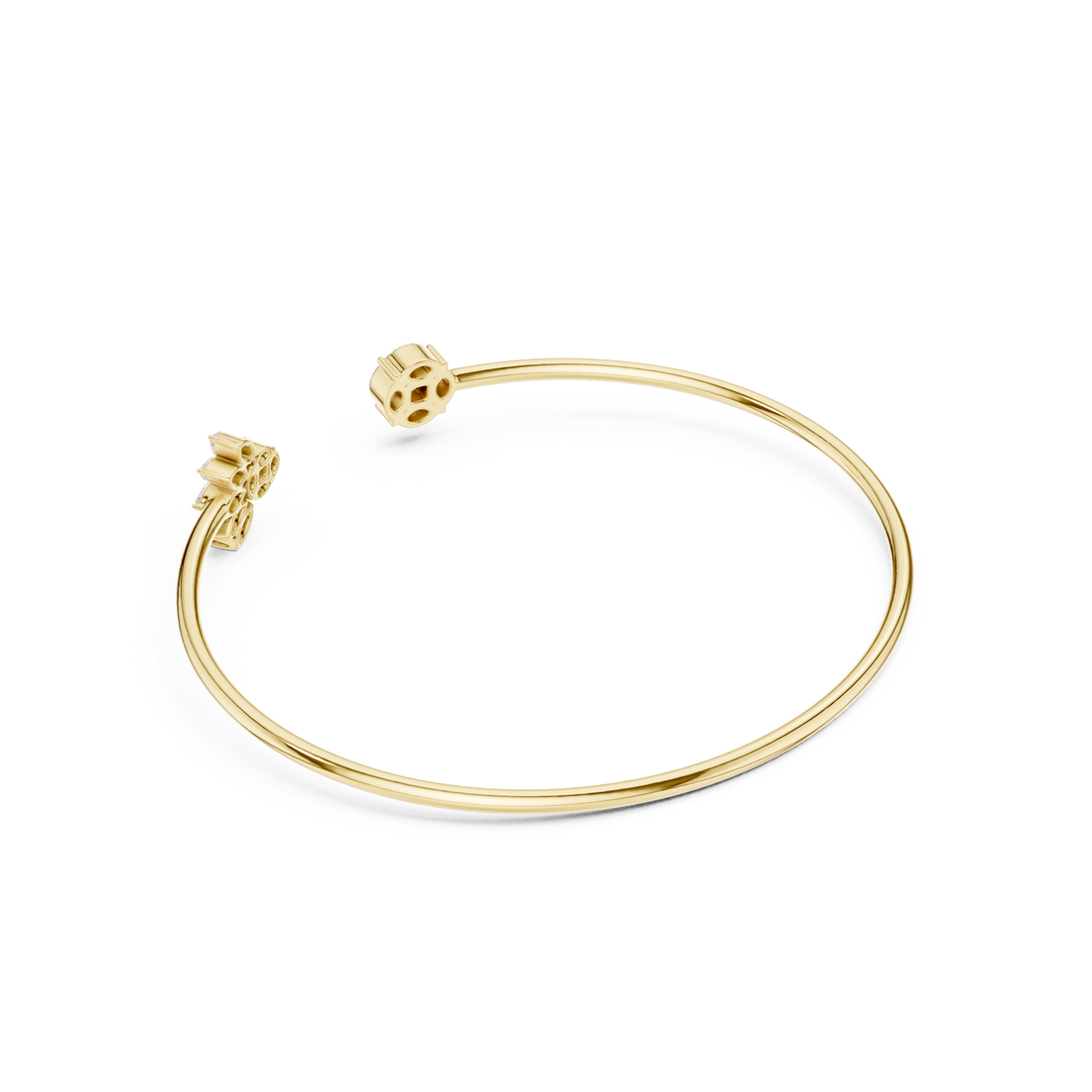 Cuff Marquise & Princess Cut Diamond