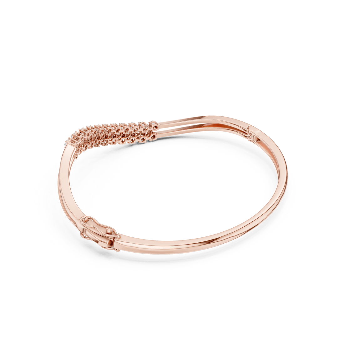 Triple-Row Curved Wave Diamond