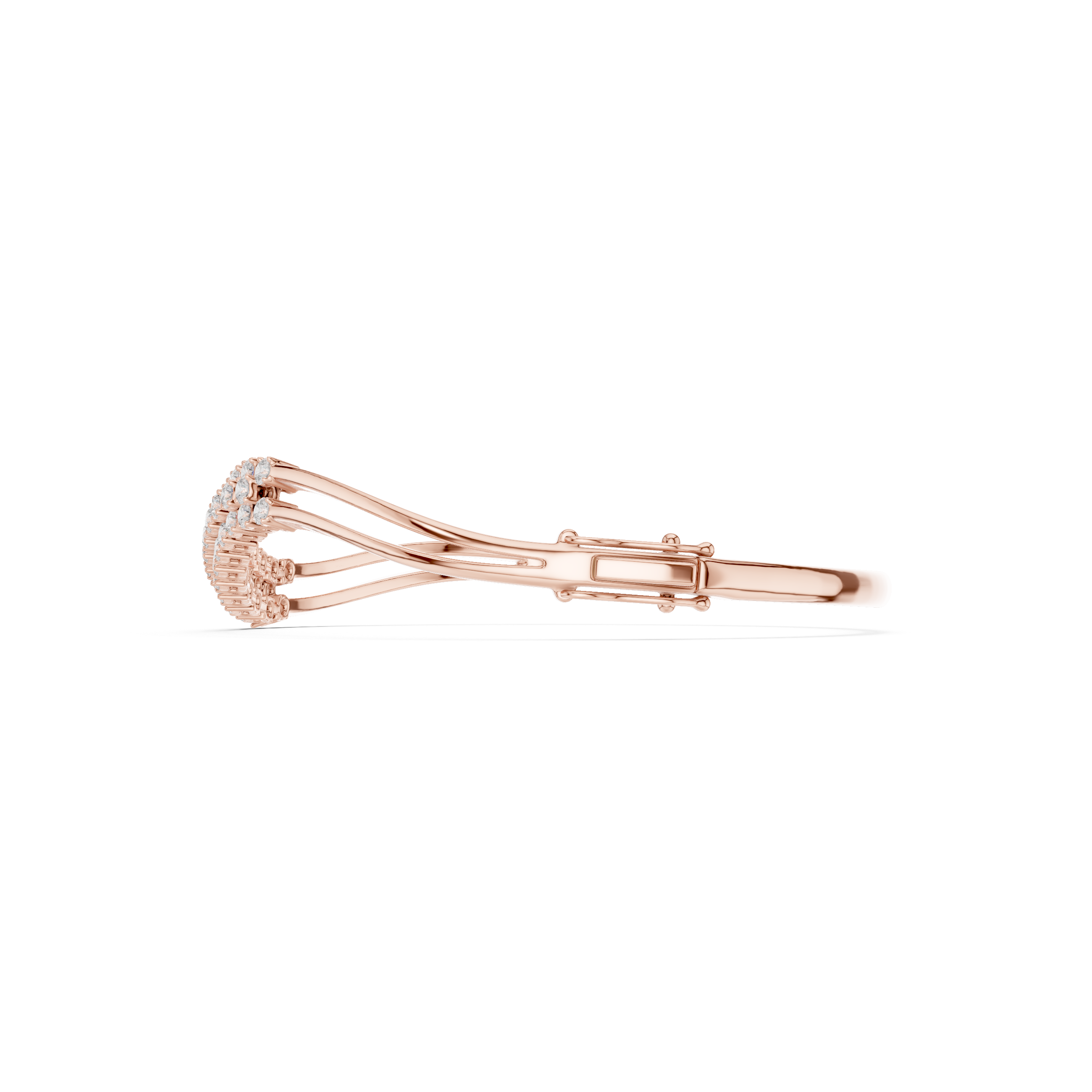 Triple-Row Curved Wave Diamond
