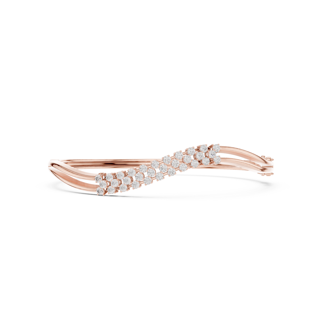 Triple-Row Curved Wave Diamond