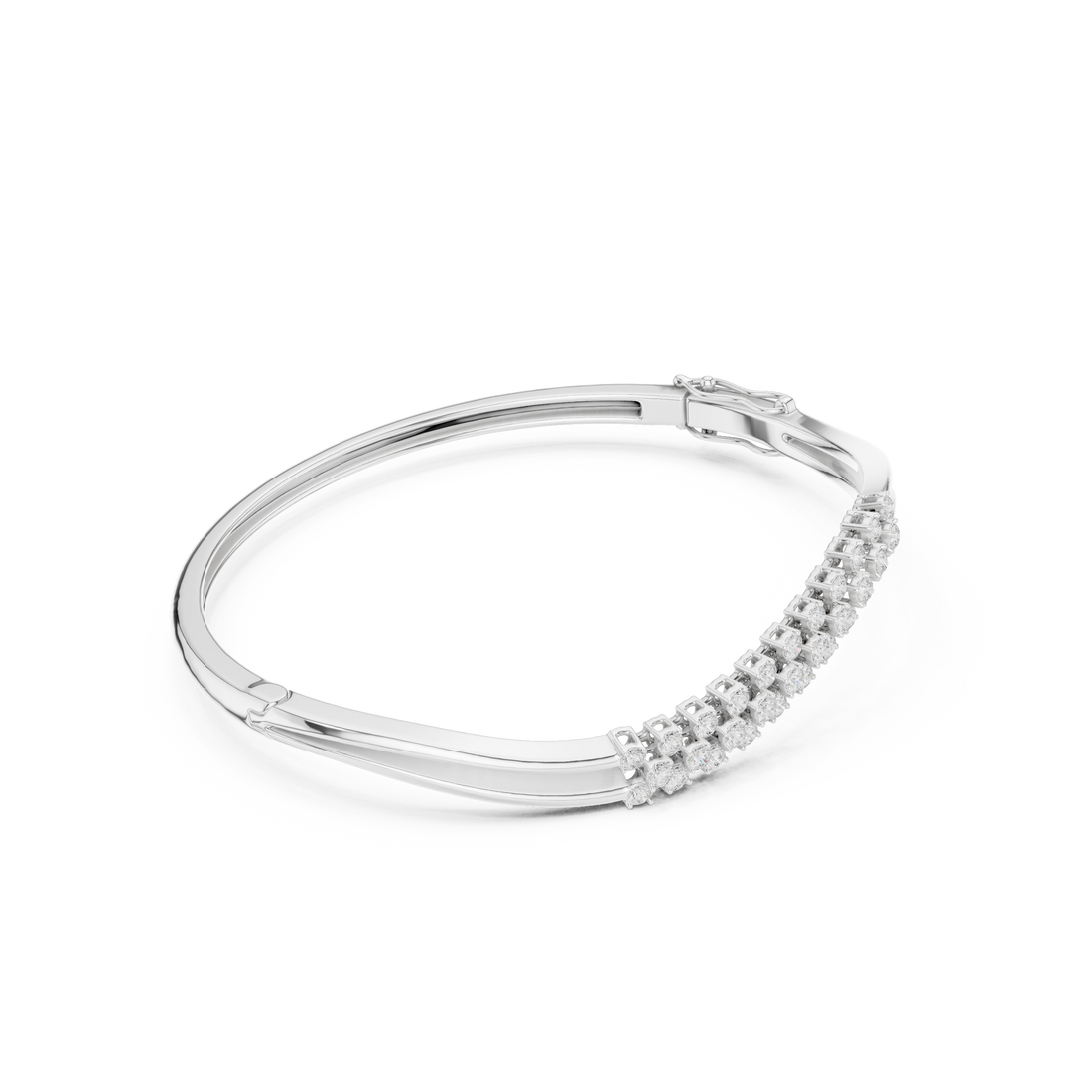 Triple-Row Curved Wave Diamond