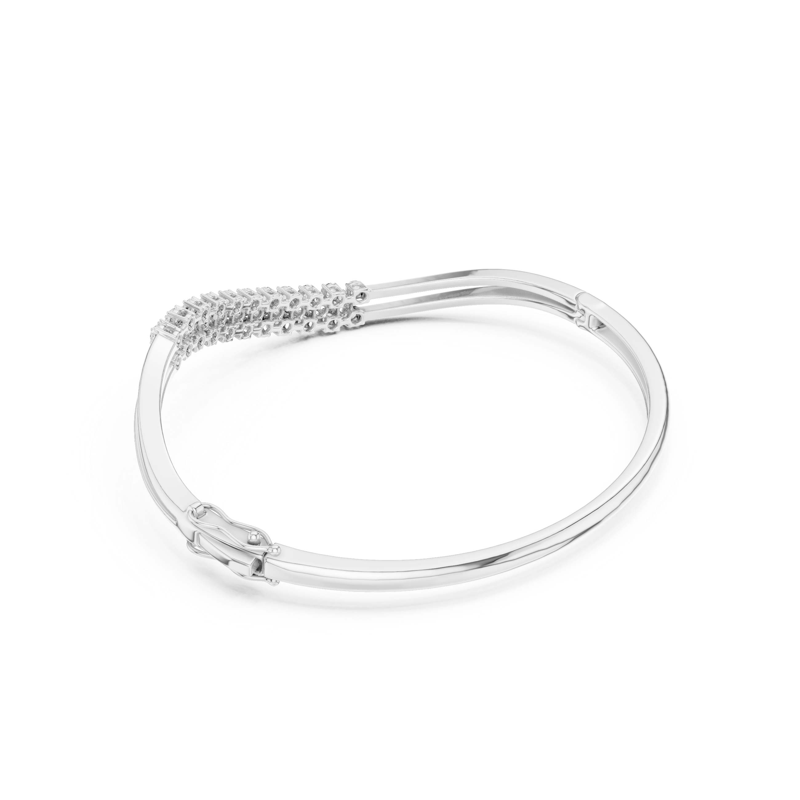 Triple-Row Curved Wave Diamond