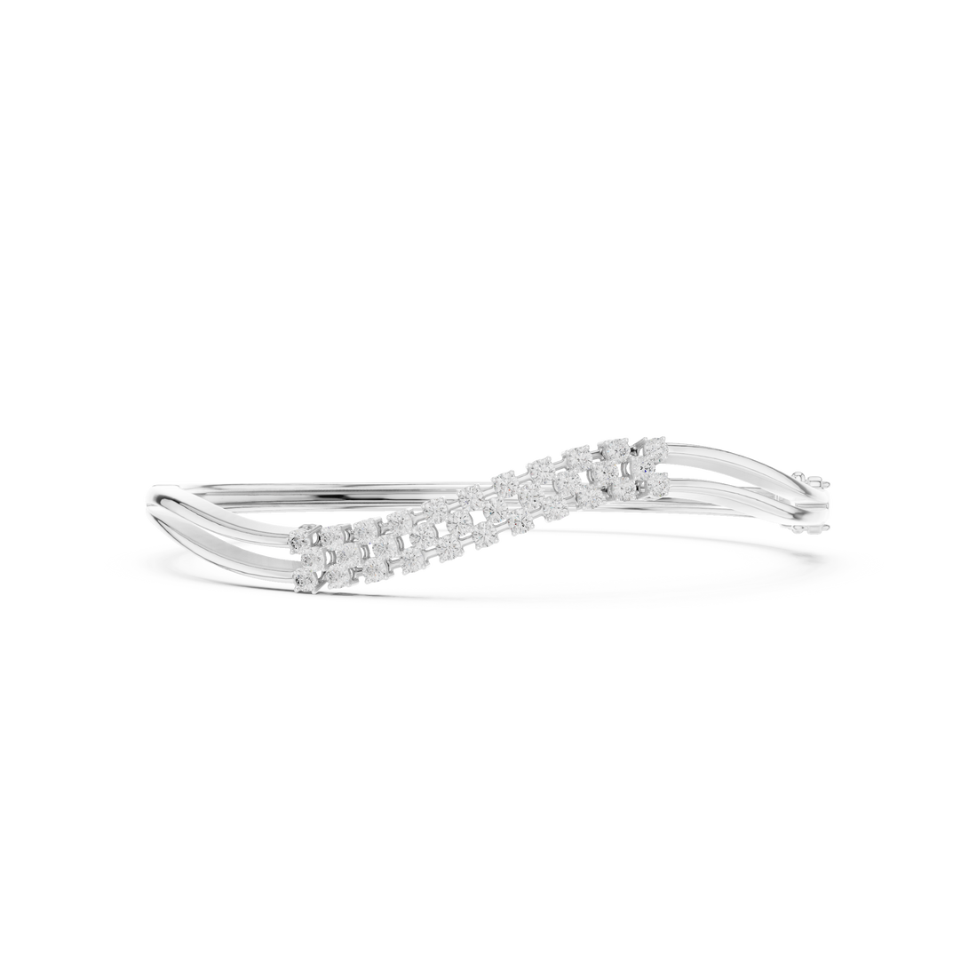 Triple-Row Curved Wave Diamond