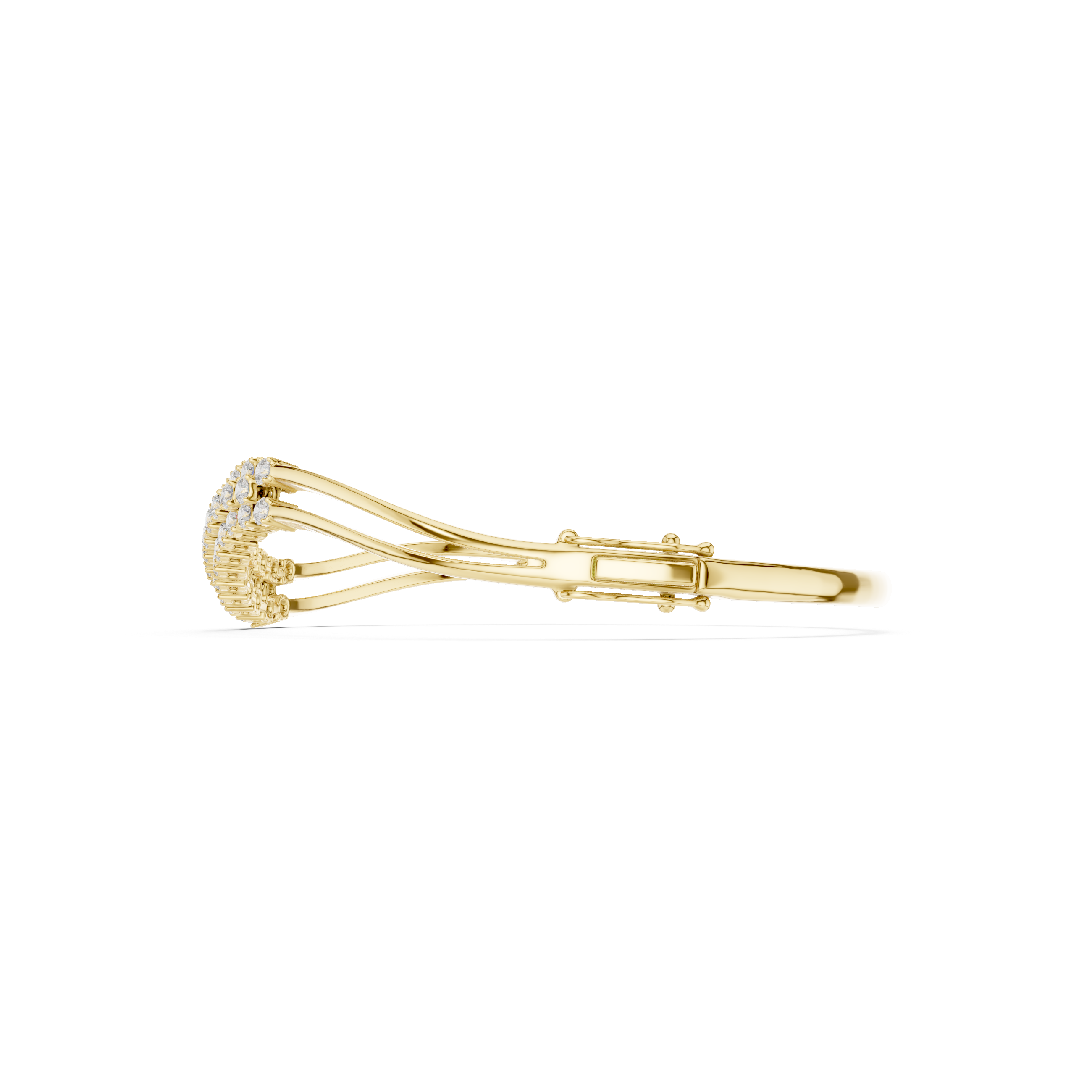Triple-Row Curved Wave Diamond