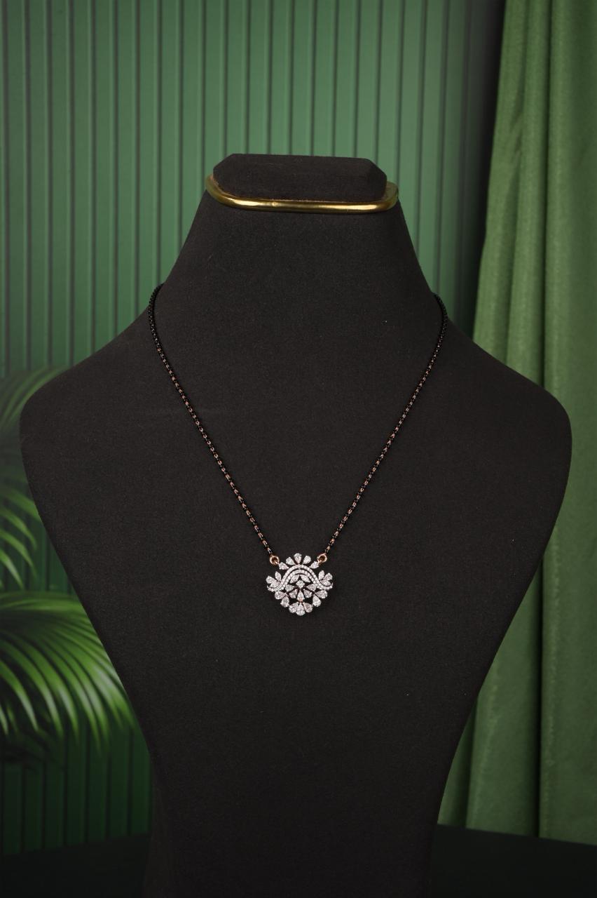 Radiance Fan Diamond Mangalsutra
