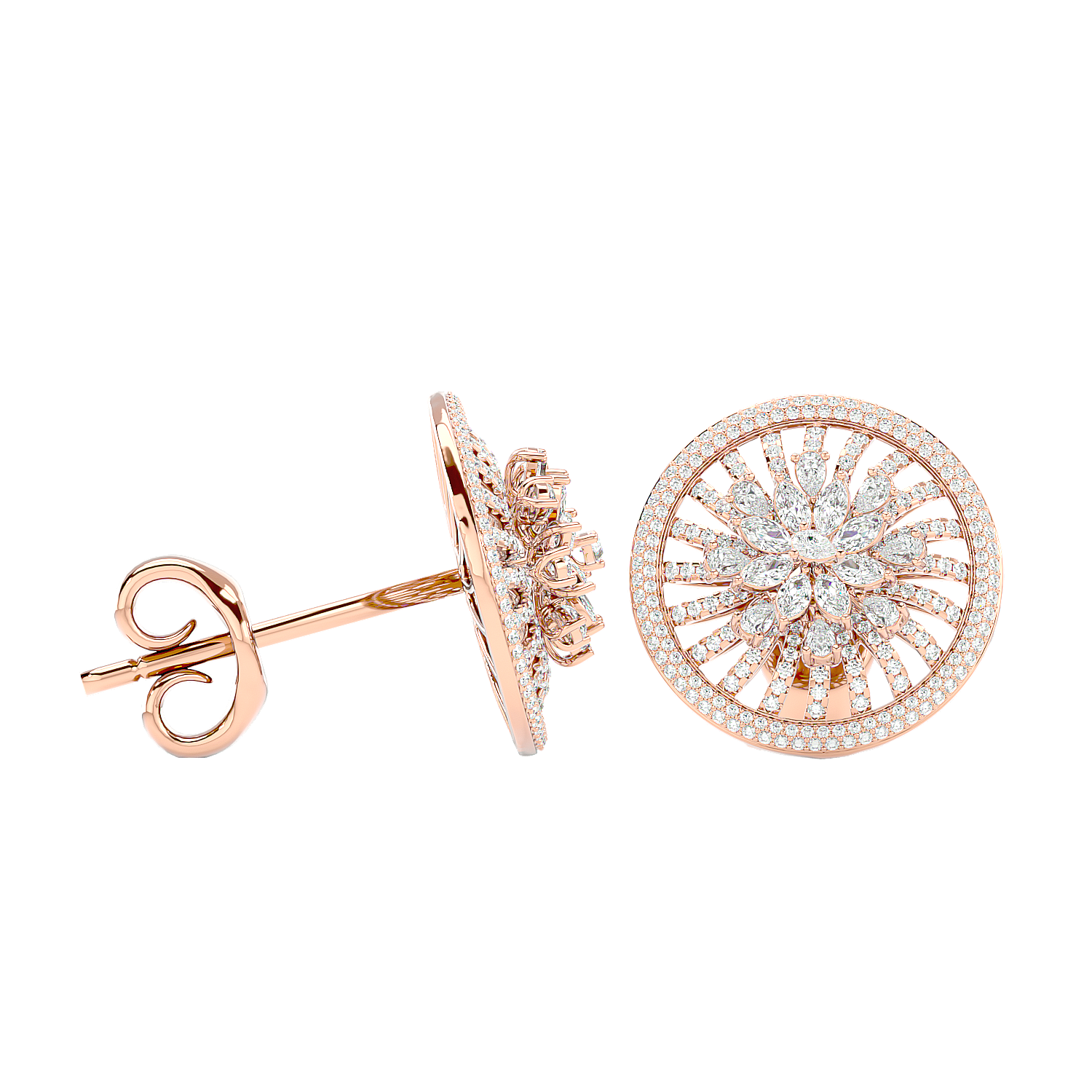 Dewdrop Diamond Earring