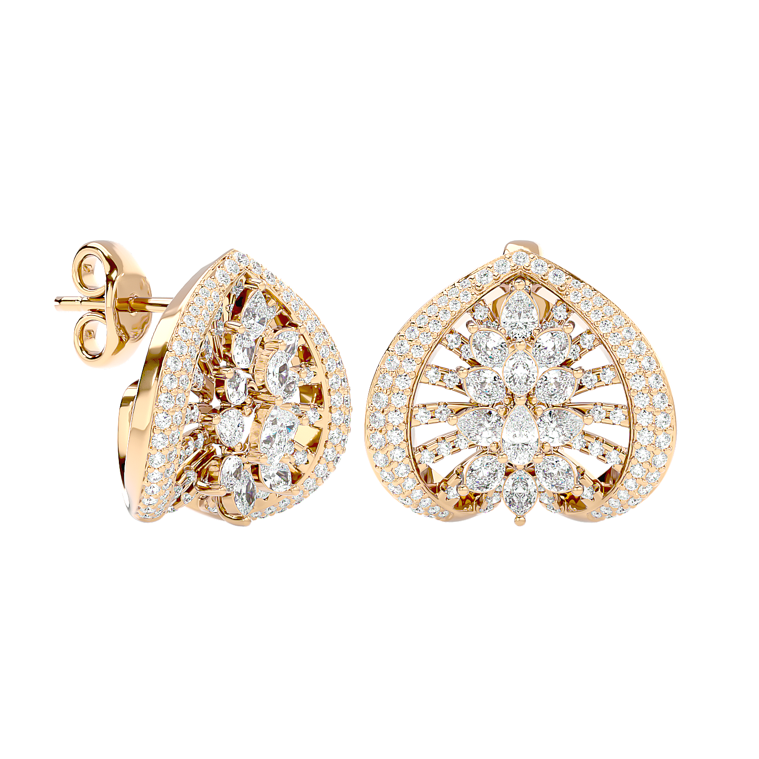 Unity Diamond Earring 18kt Yefe07