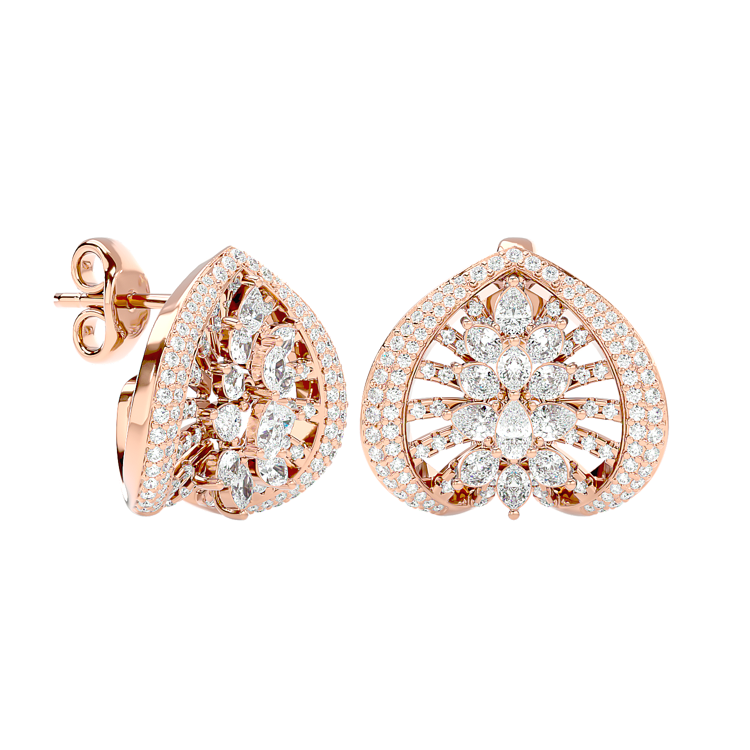 Unity Diamond Earring 18kt Yefe07