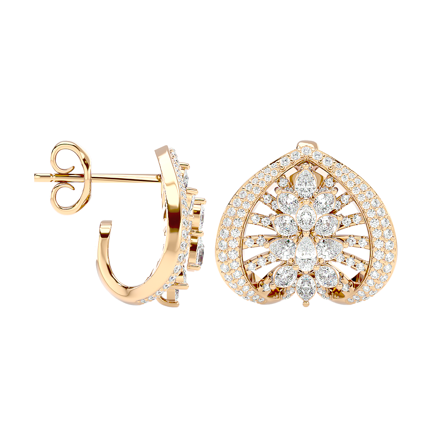 Unity Diamond Earring 18kt Yefe07