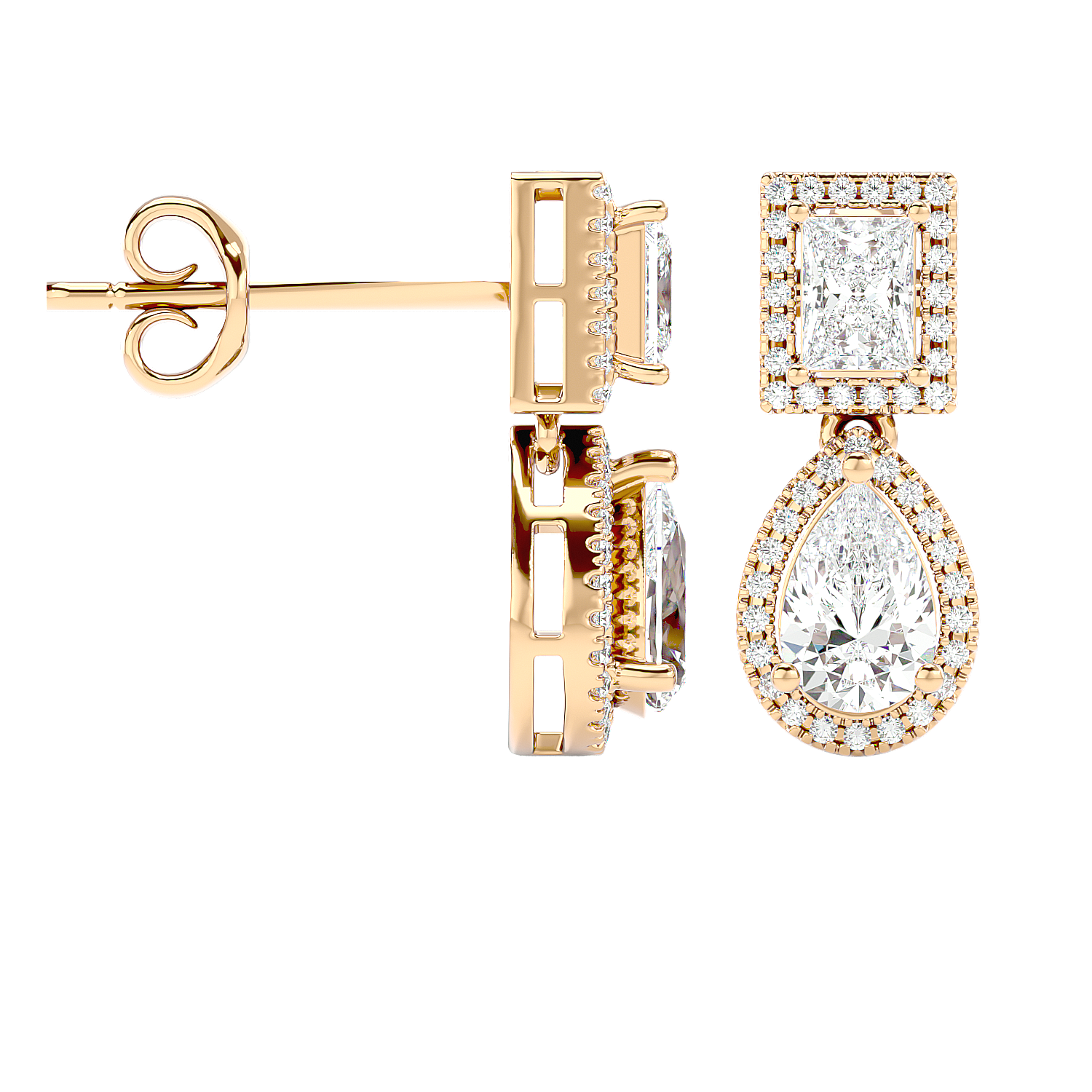 Orion Diamond Earrings 18KT Yes17