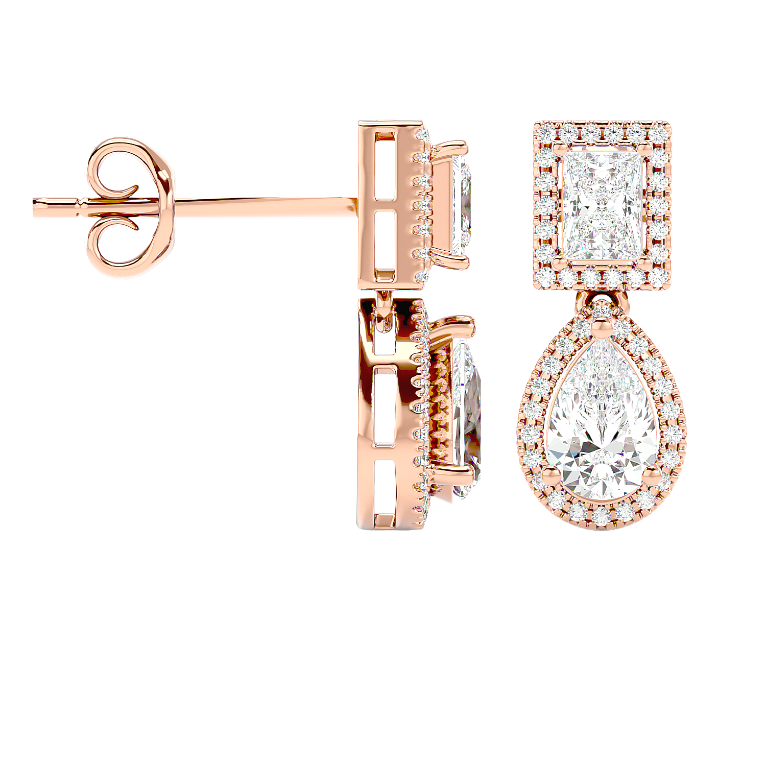 Orion Diamond Earrings 18KT Yes17