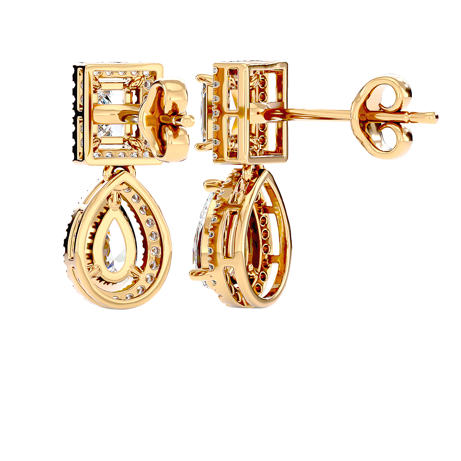 Orion Diamond Earrings 18KT Yes17