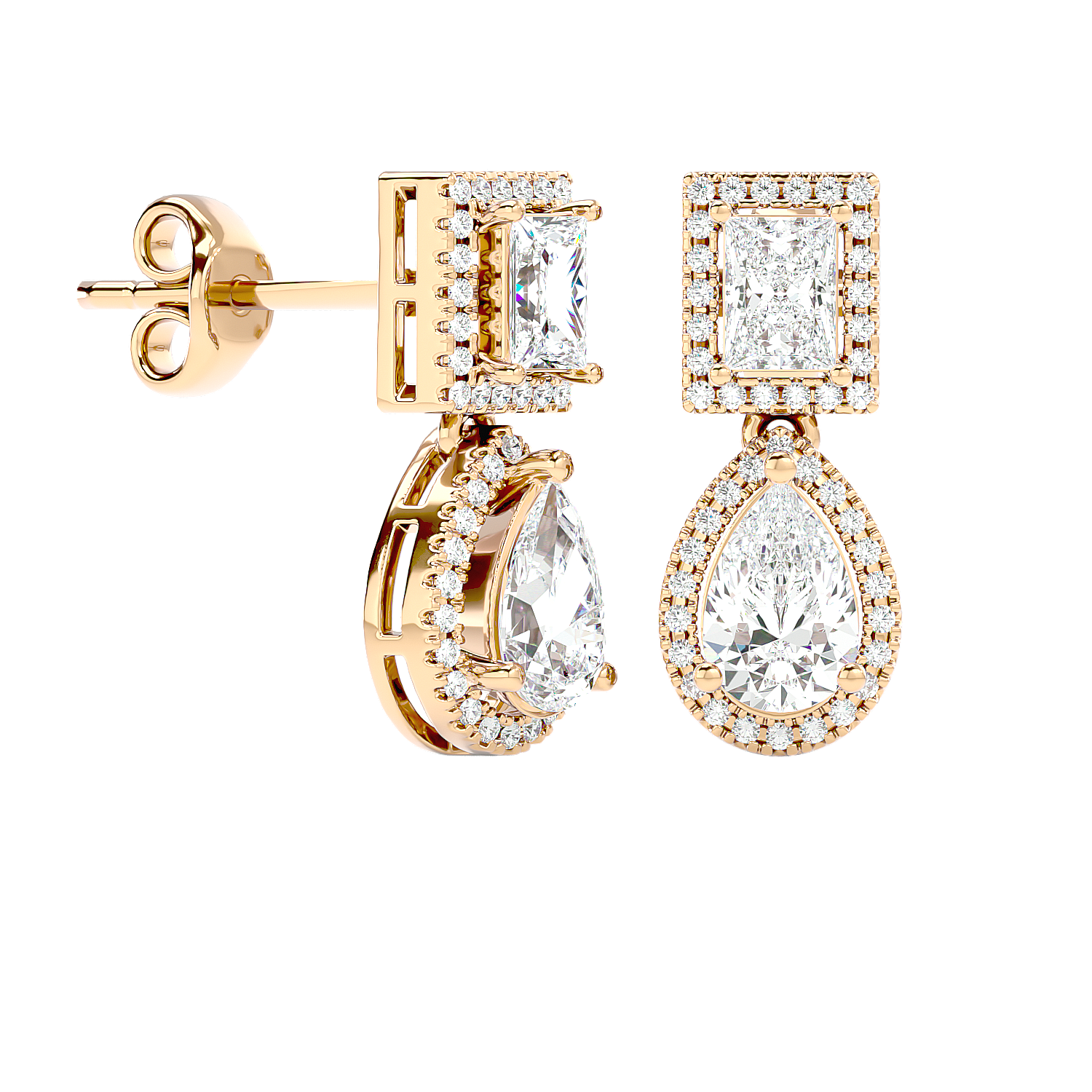 Orion Diamond Earrings 18KT Yes17