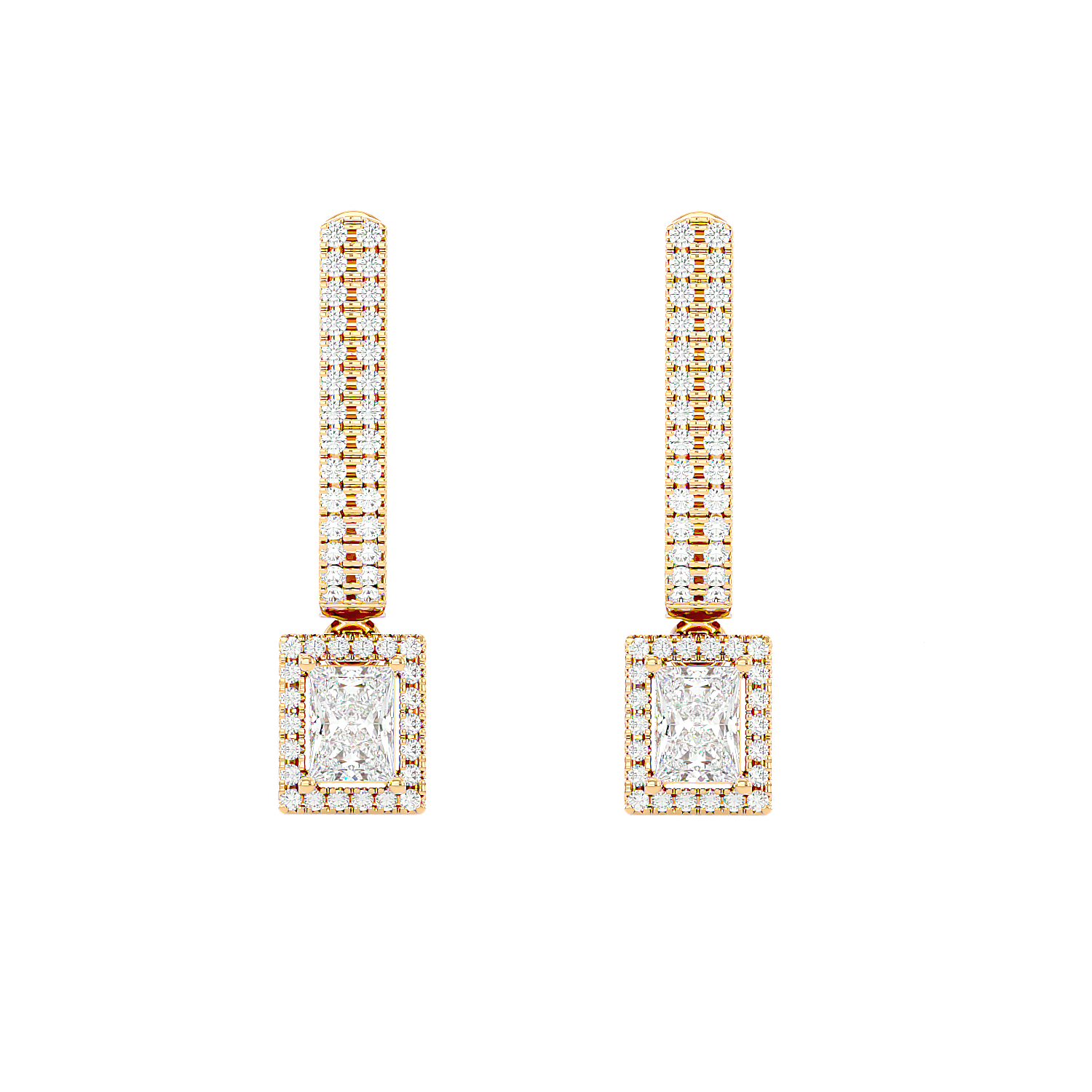Starburst Diamond Earrings