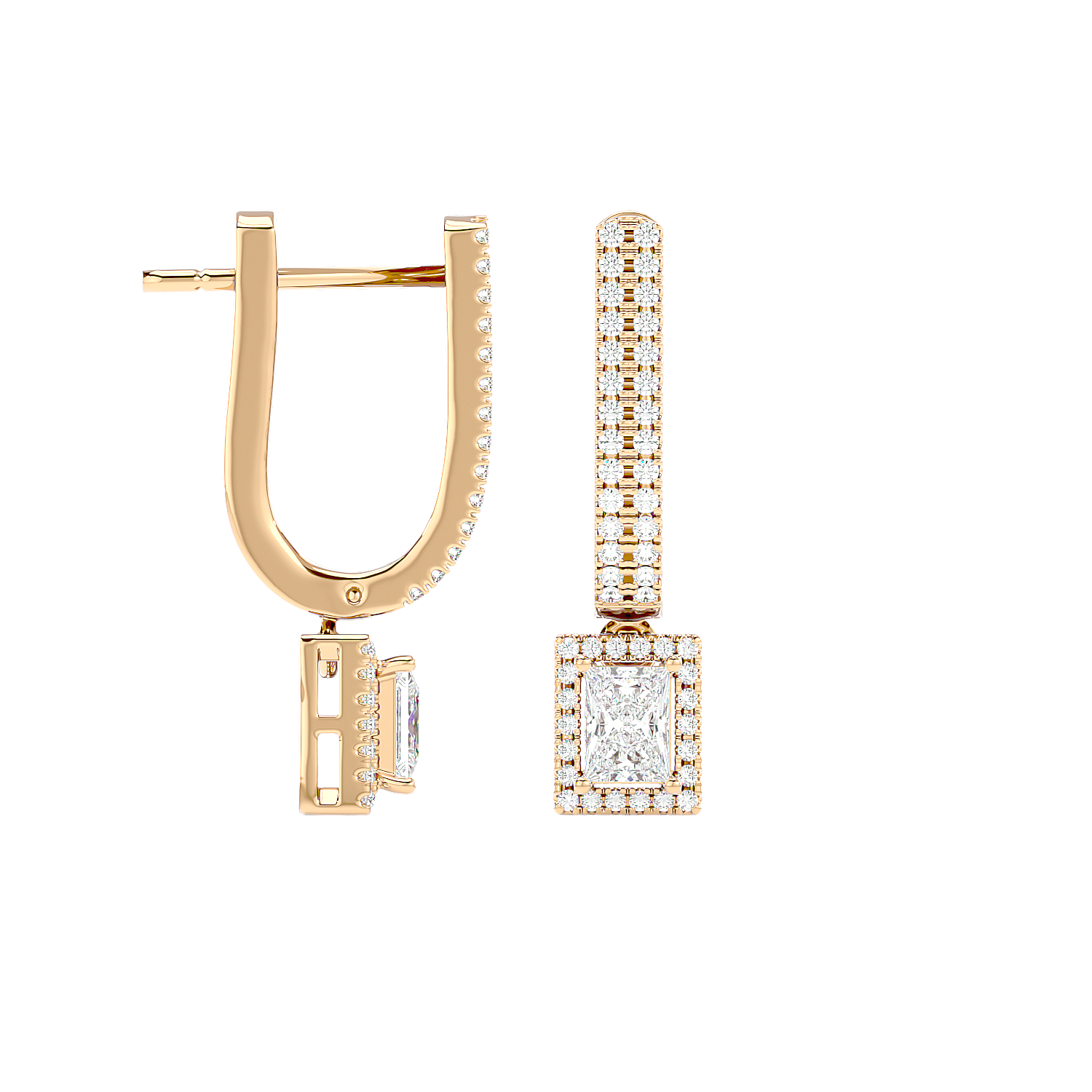 Starburst Diamond Earrings