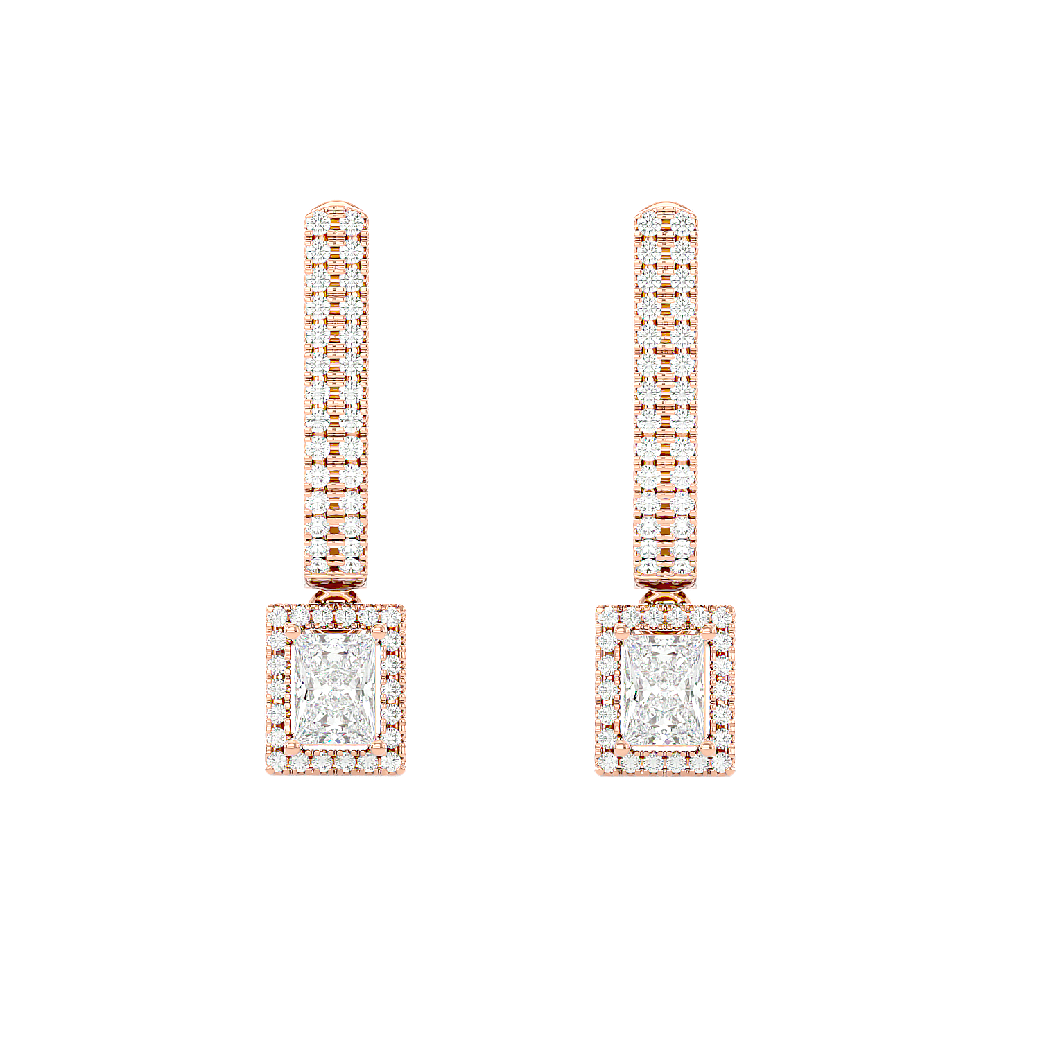 Starburst Diamond Earrings