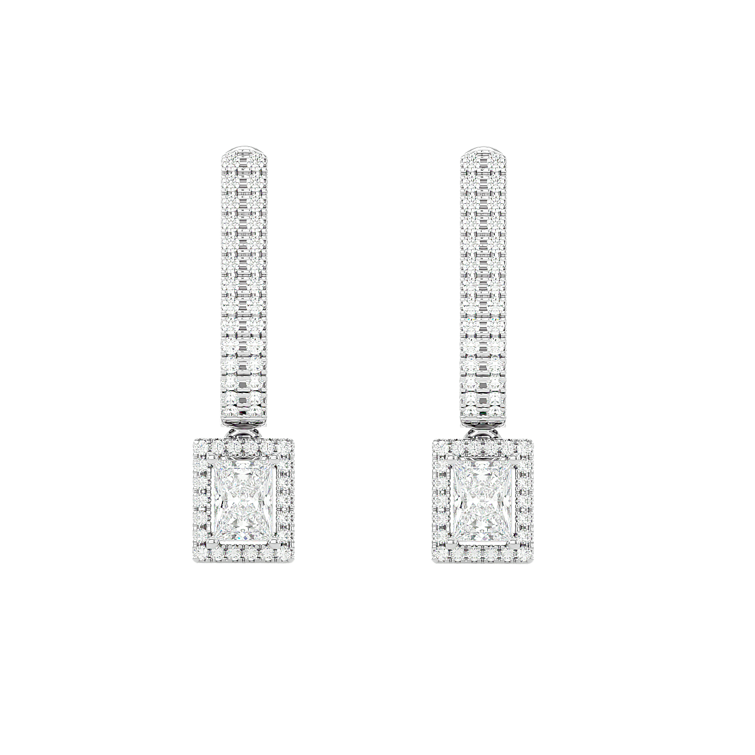 Starburst Diamond Earrings