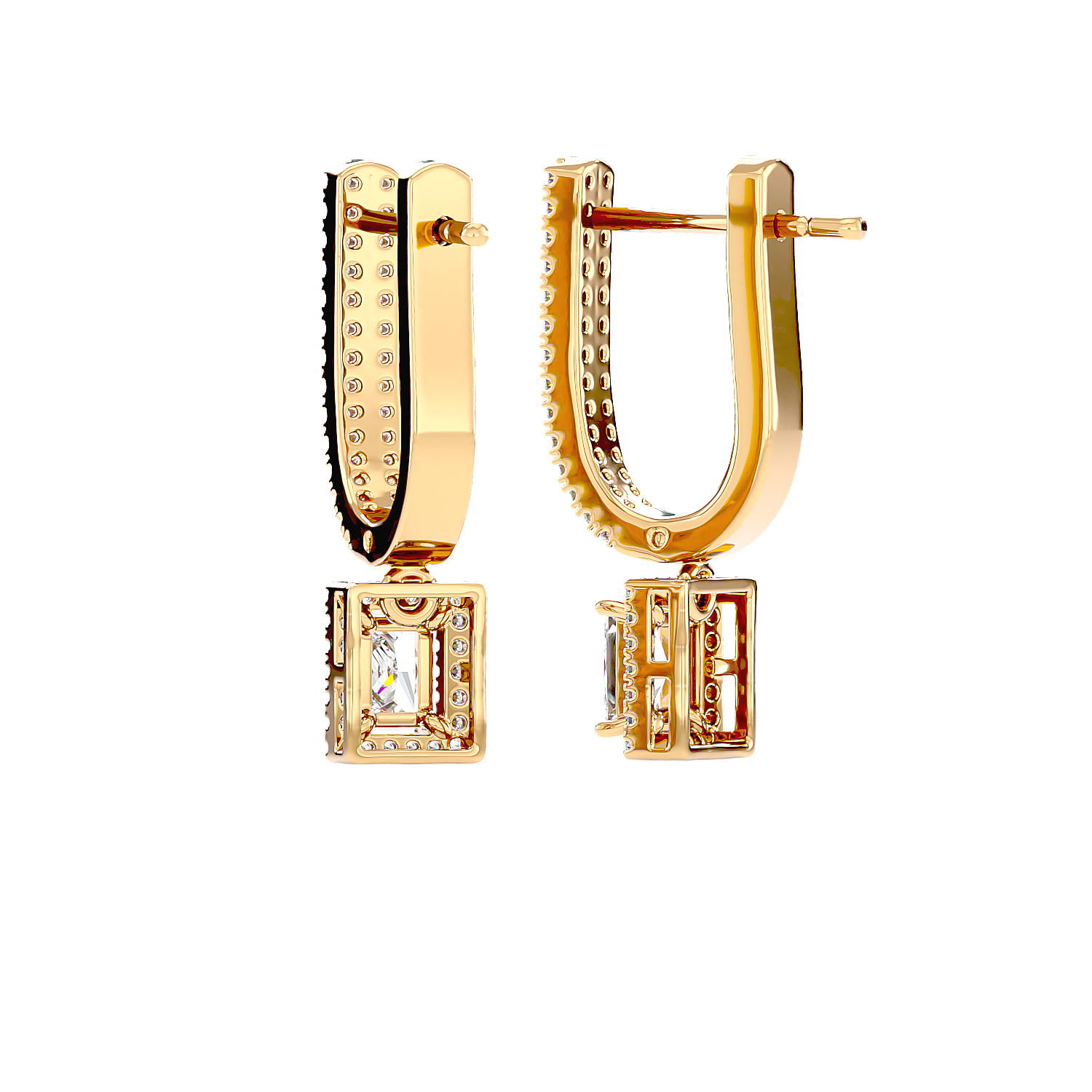 Starburst Diamond Earrings
