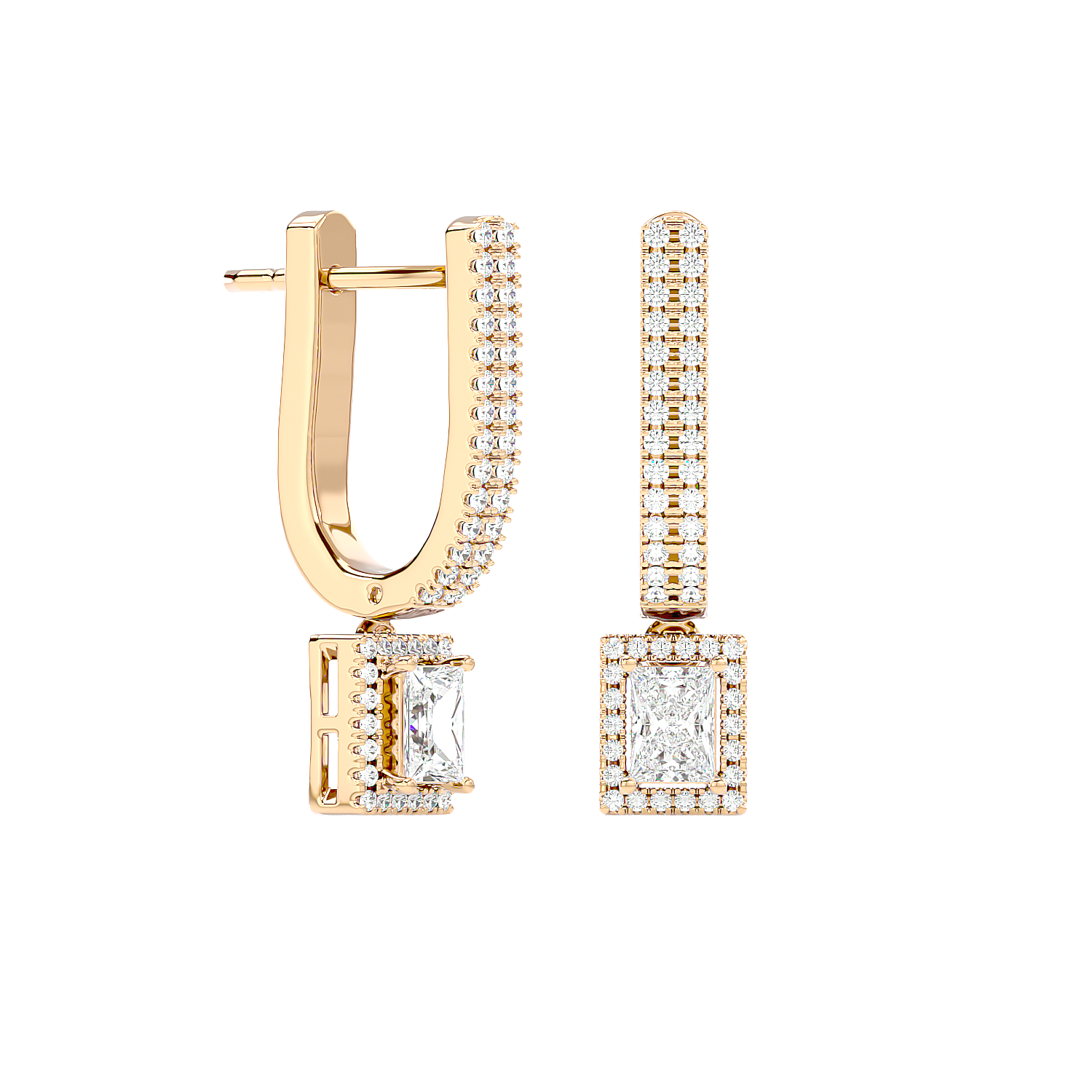 Starburst Diamond Earrings