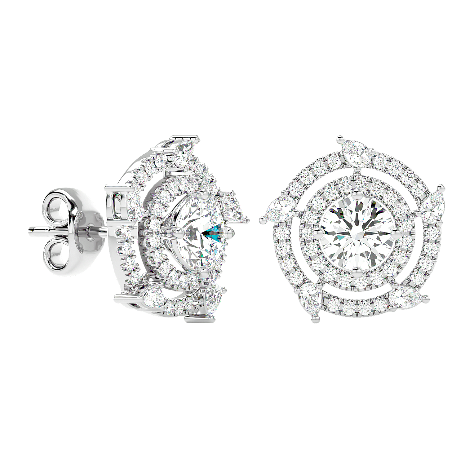 Quasar Diamond Earrings