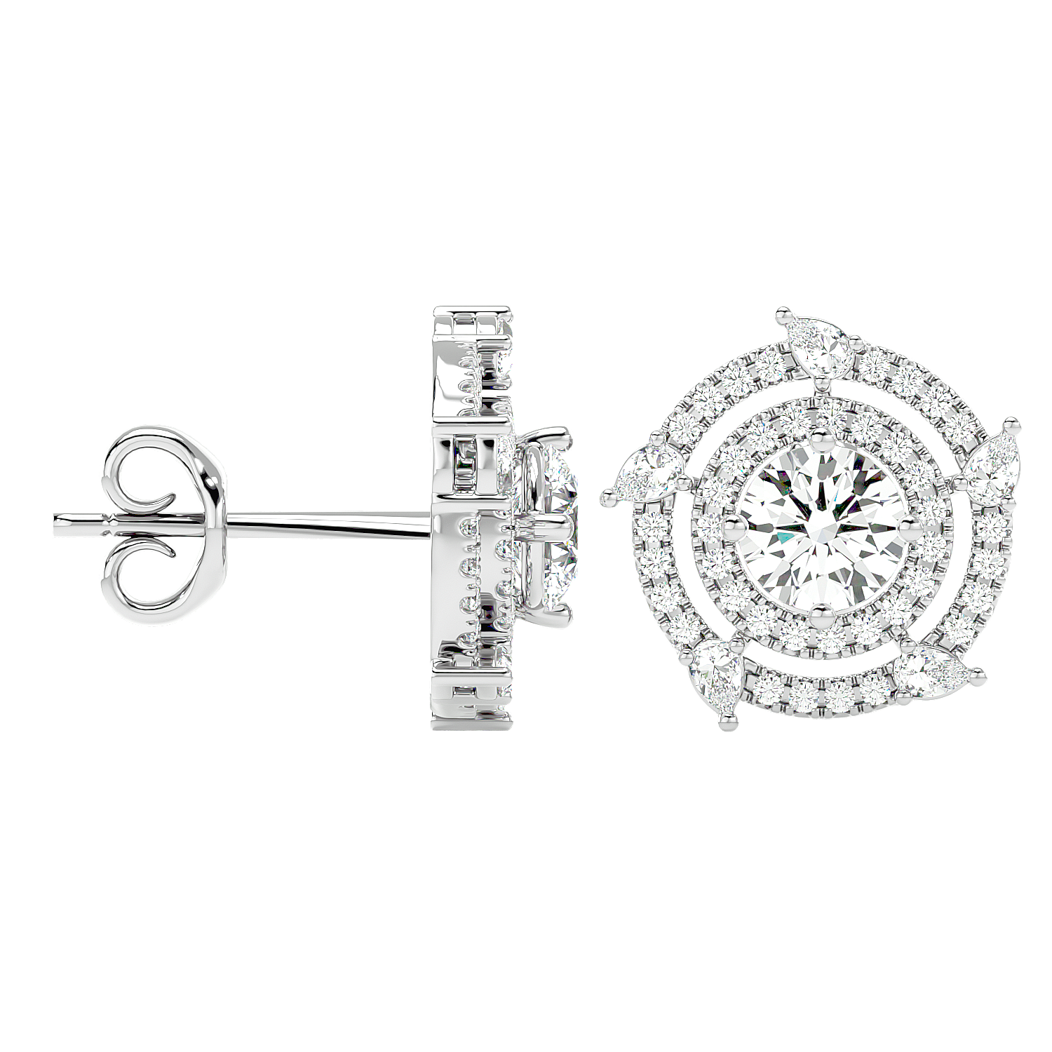 Quasar Diamond Earrings