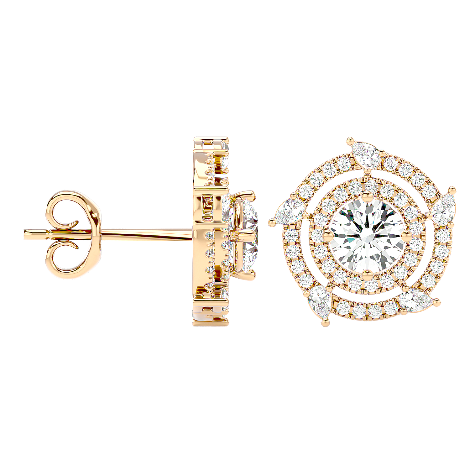 Quasar Diamond Earrings