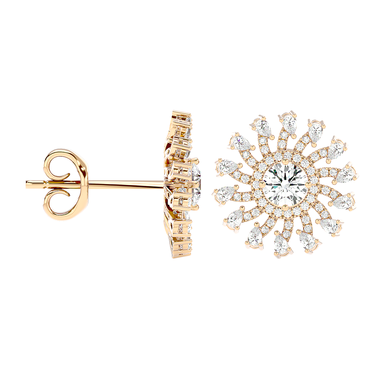 Meteor Diamond Earrings